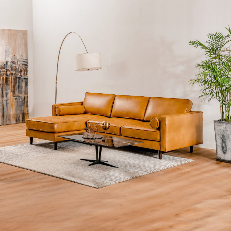 3-Seat L-Shaped Sectional Sofa Couch for Living Room view 3