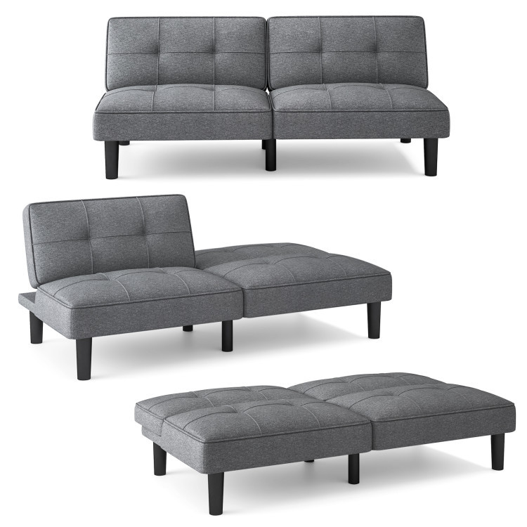 3-Piece Bedroom Bundle: Bedside Table with 3 Drawers+Modern Accent Chair+Convertible Folding view 6