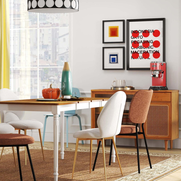 5-in-1 Complete Dining Room Set: Extendable Table, 4 Chairs, Electric Fireplace view 3