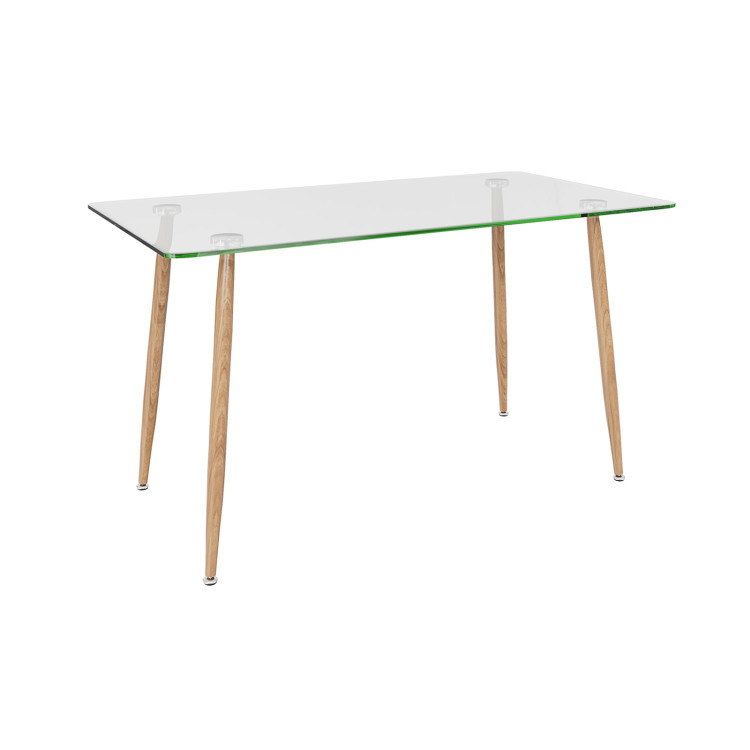 Complete Modern Dining Set: 5-Piece Dining Chairs and Table Bundle view 6