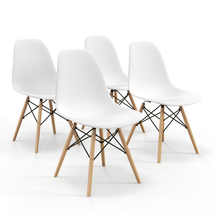 Complete Modern Dining Set: 5-Piece Dining Chairs and Table Bundle view 7