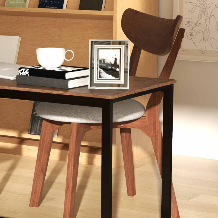 Complete Modern Dining Set: 5-Piece Dining Chairs and Table Bundle view 3