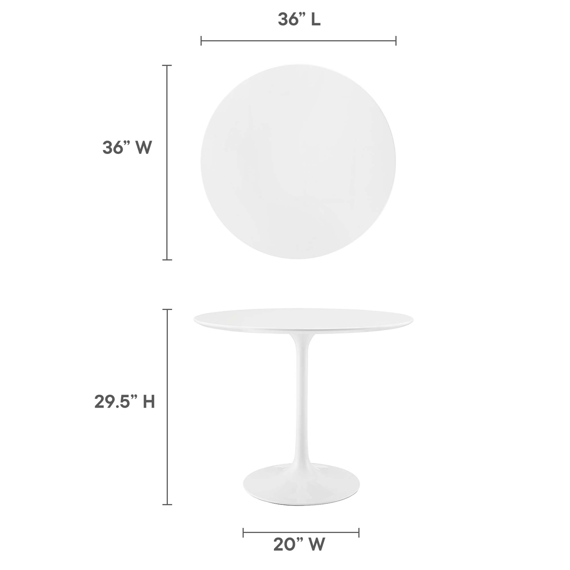 Lippa Round 36″ Dining Table view 4