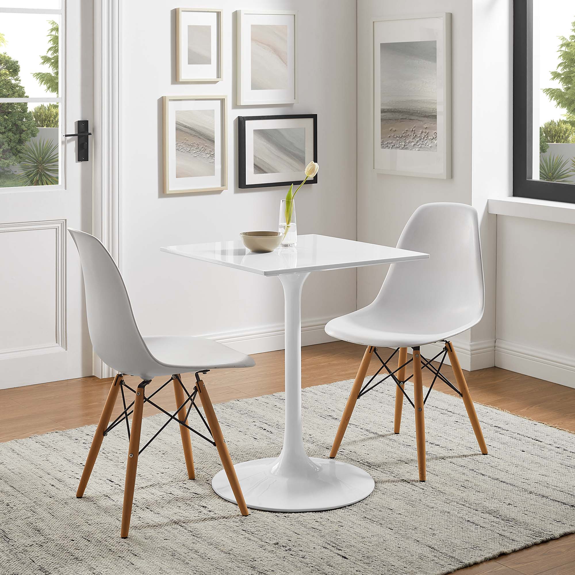 Lippa Square Wood Dining Table view 7