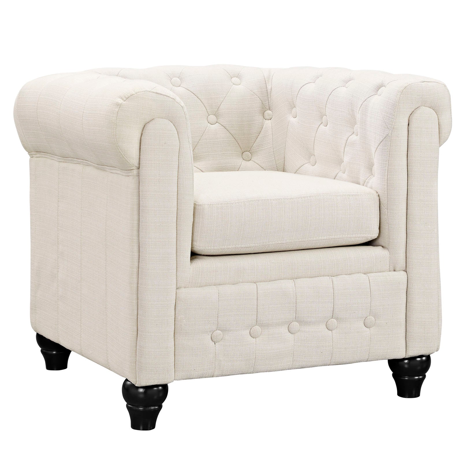 Earl Upholstered Fabric Armchair view 1