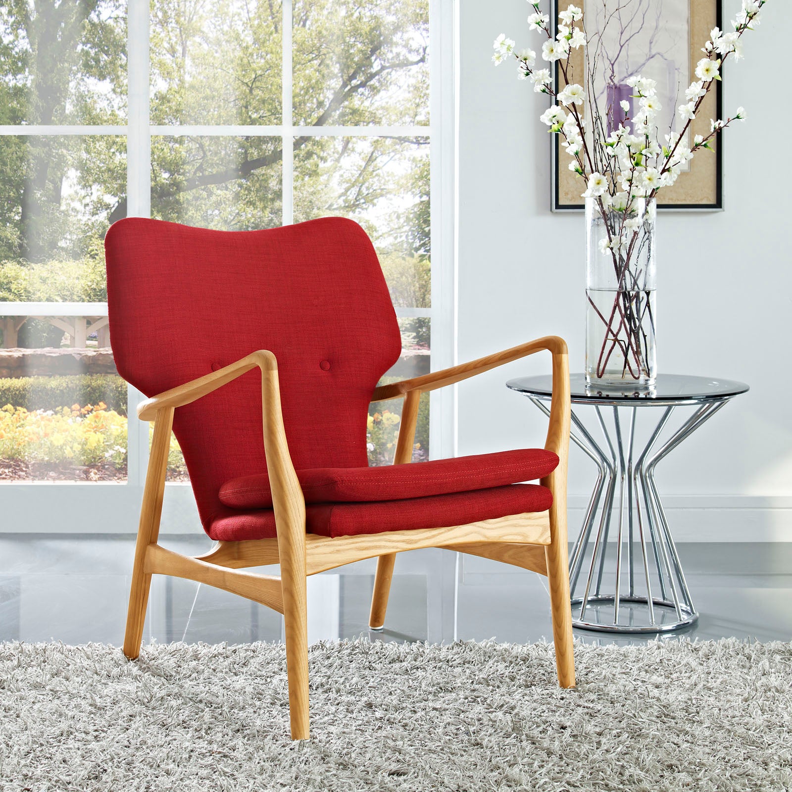 Heed Upholstered Fabric Lounge Chair view 5