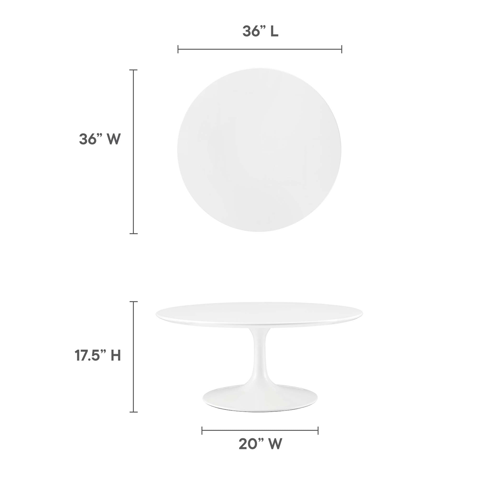 Lippa Round Wood Coffee Table view 4