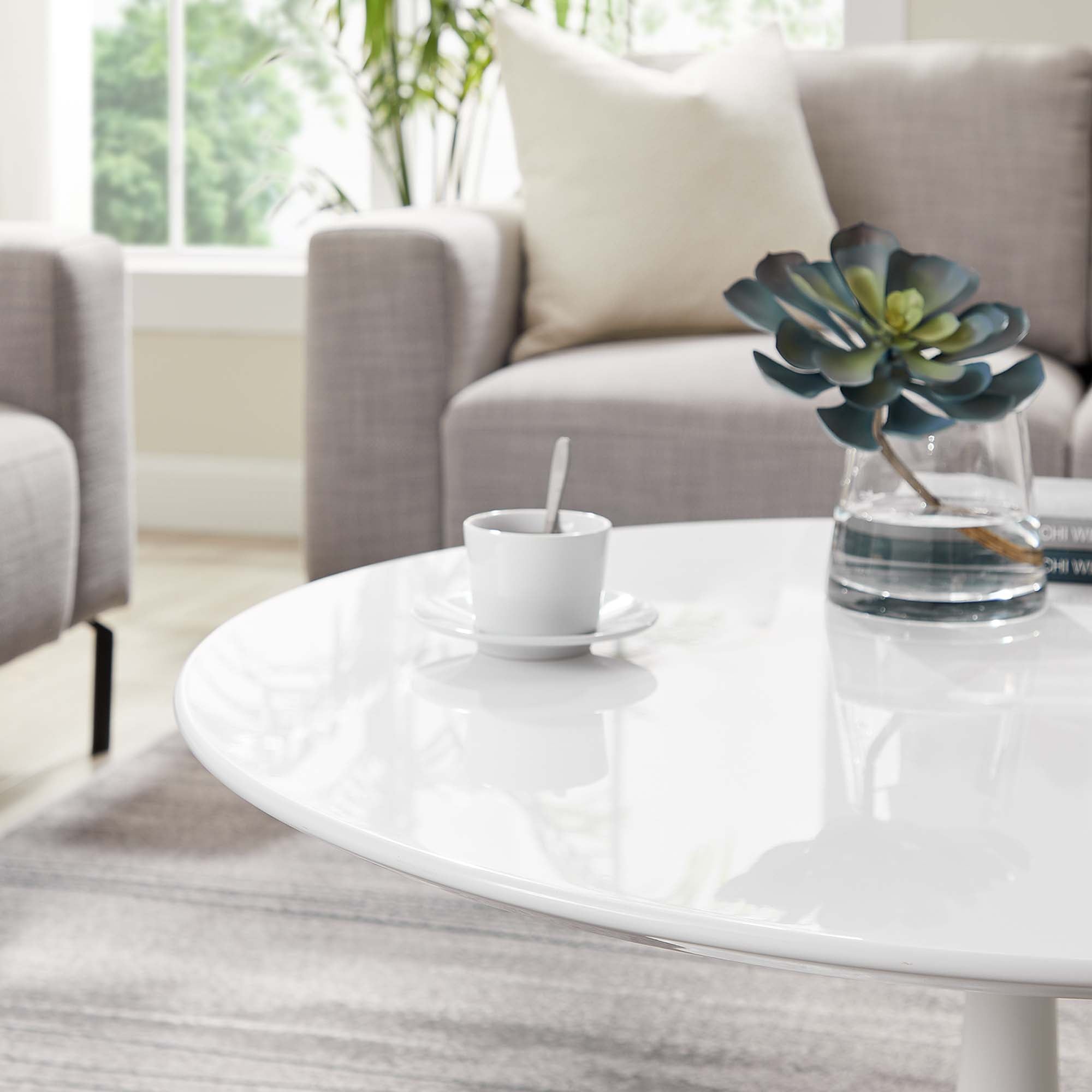 Lippa Round Wood Coffee Table view 5