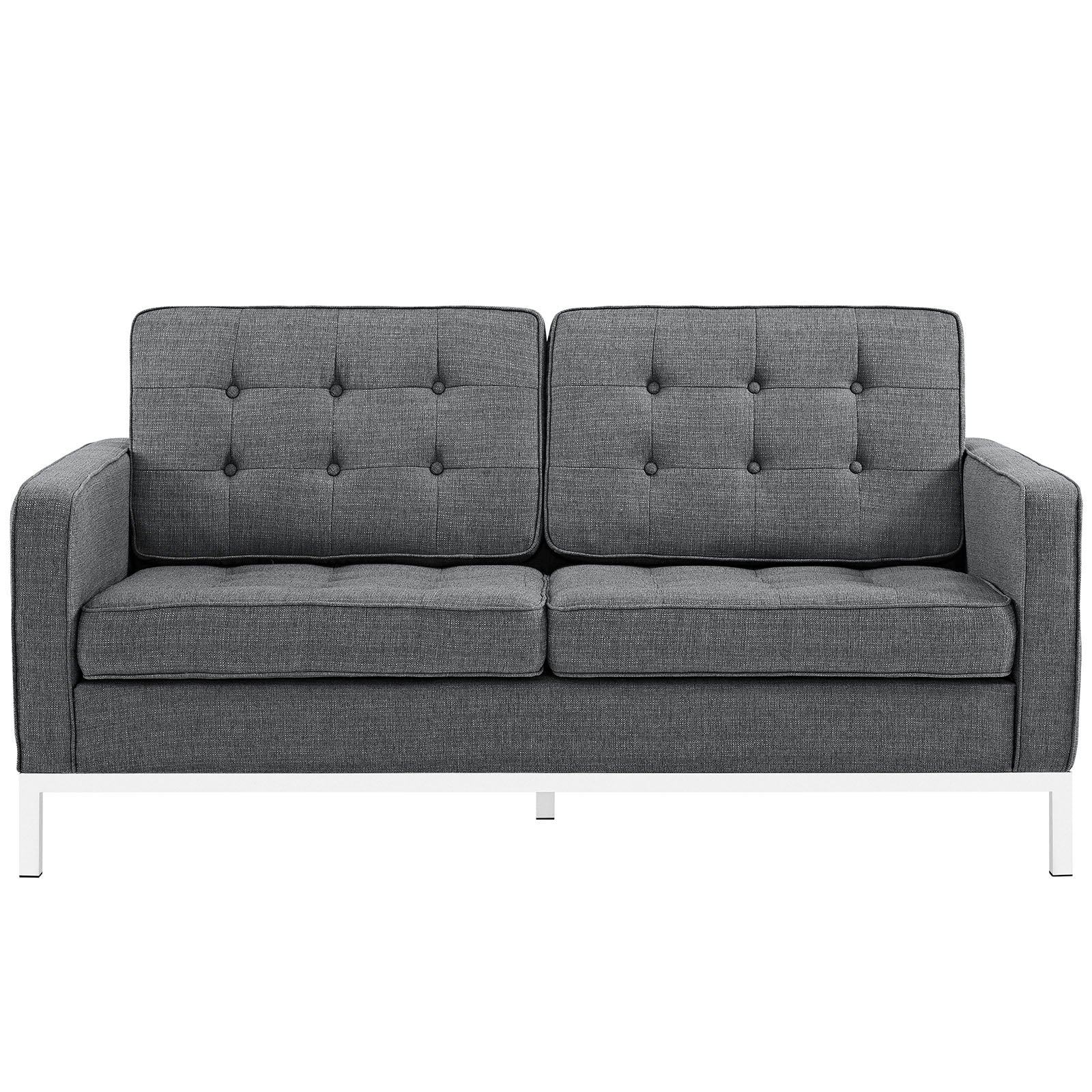 Loft Upholstered Fabric Loveseat view 4
