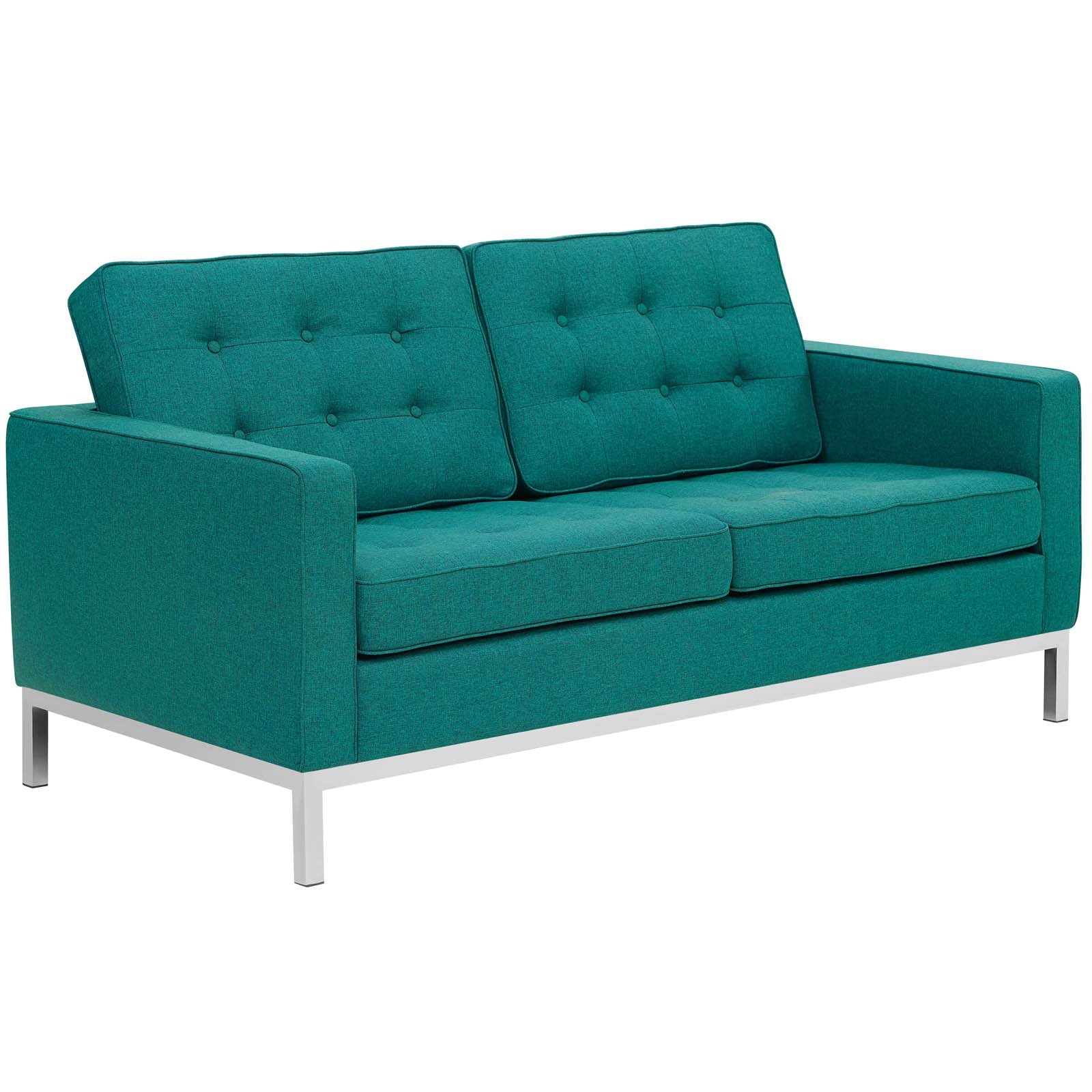 Loft Upholstered Fabric Loveseat view 6