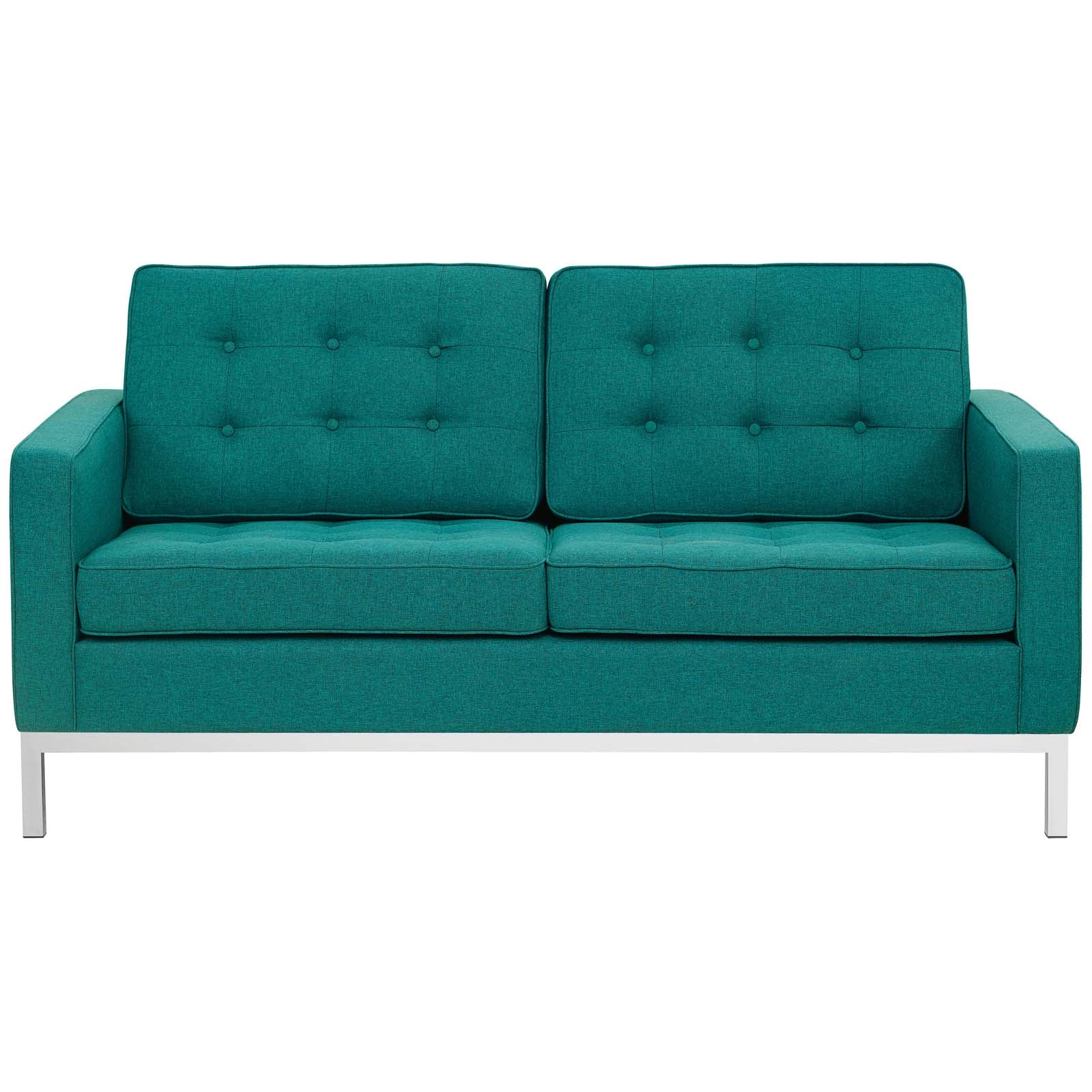 Loft Upholstered Fabric Loveseat view 8