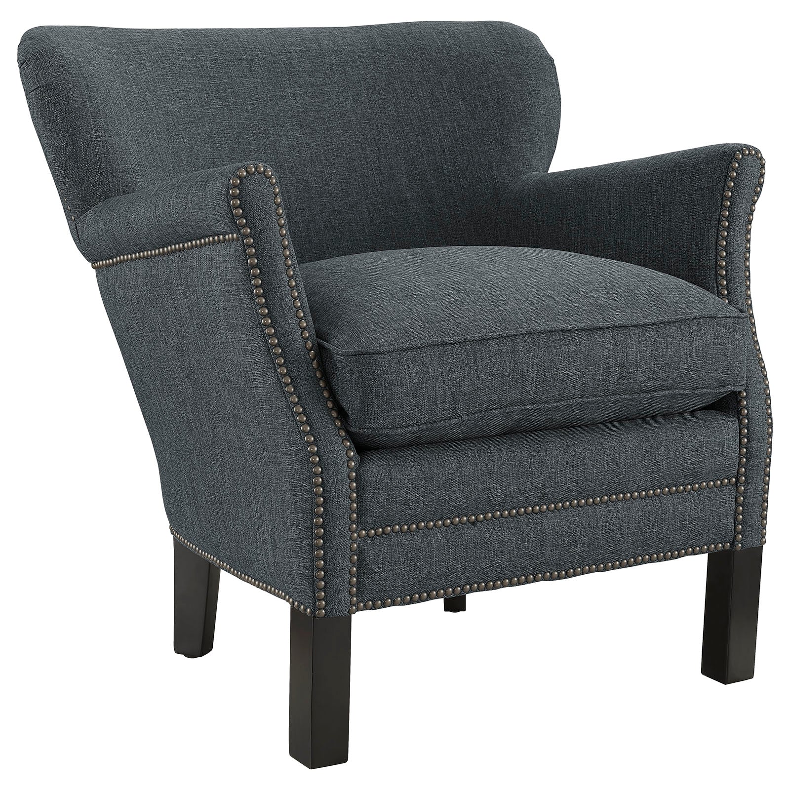Key Upholstered Fabric Armchair view 3