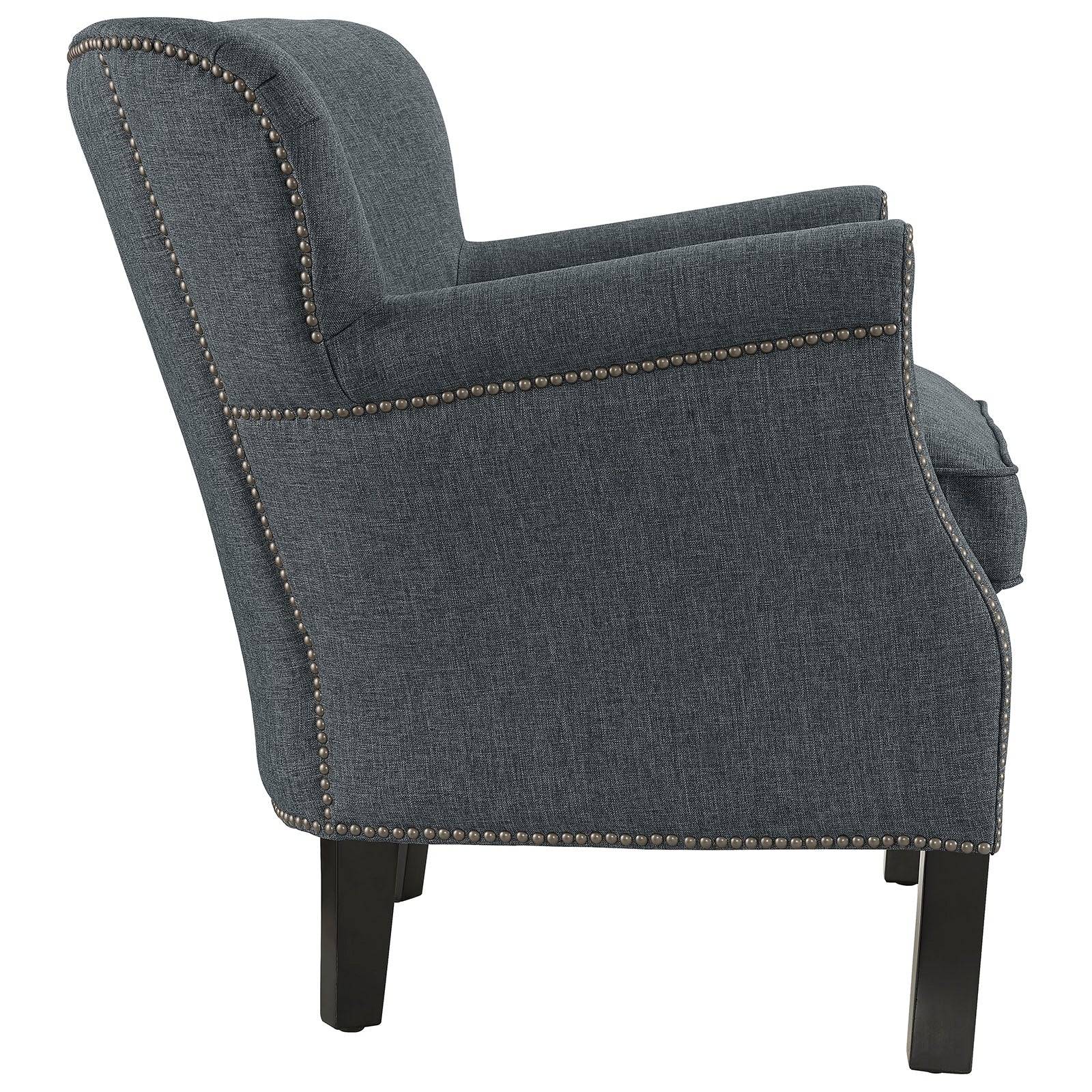 Key Upholstered Fabric Armchair view 1