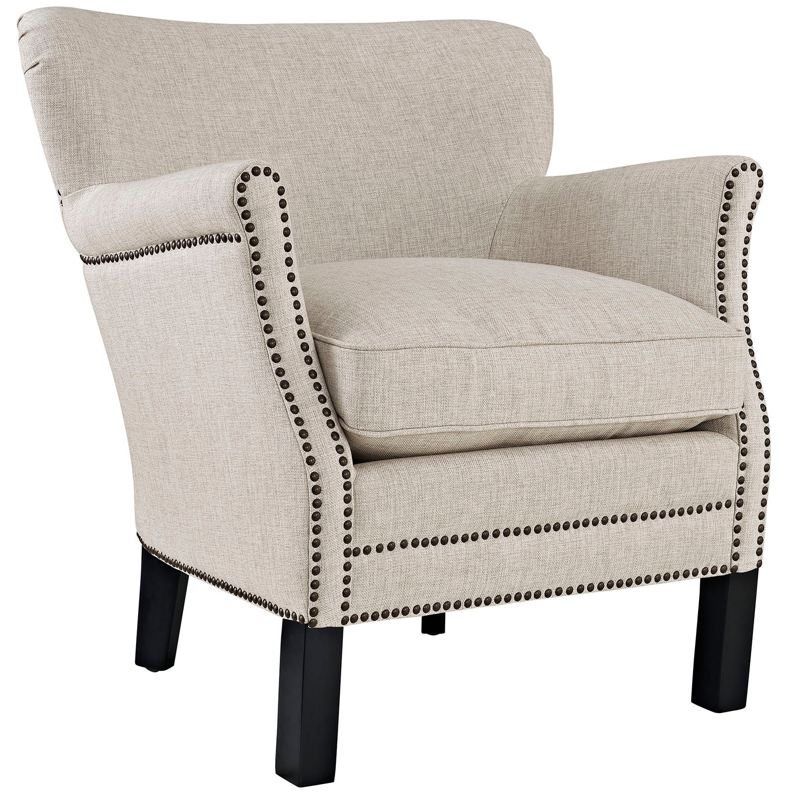 Key Upholstered Fabric Armchair view 6