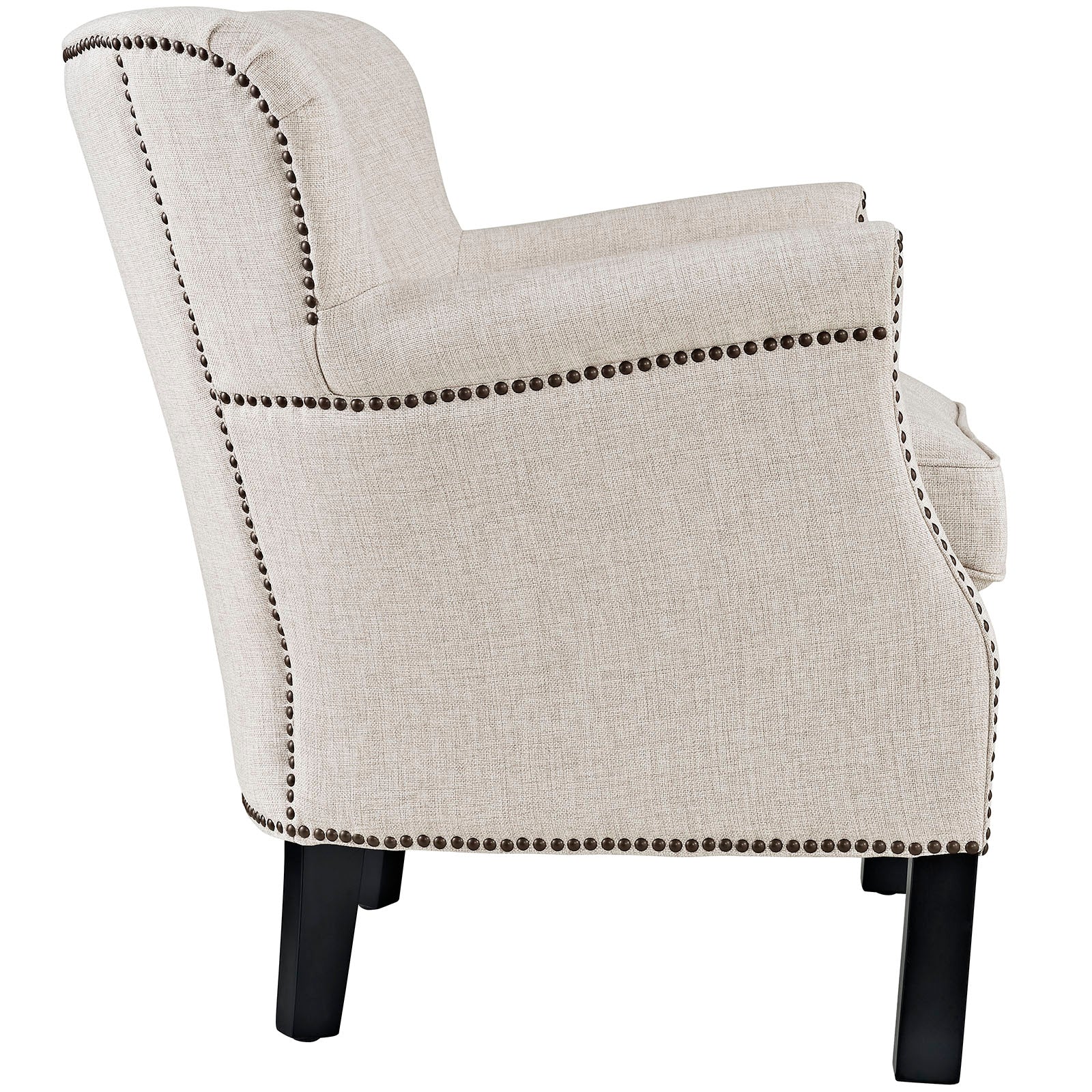 Key Upholstered Fabric Armchair view 7
