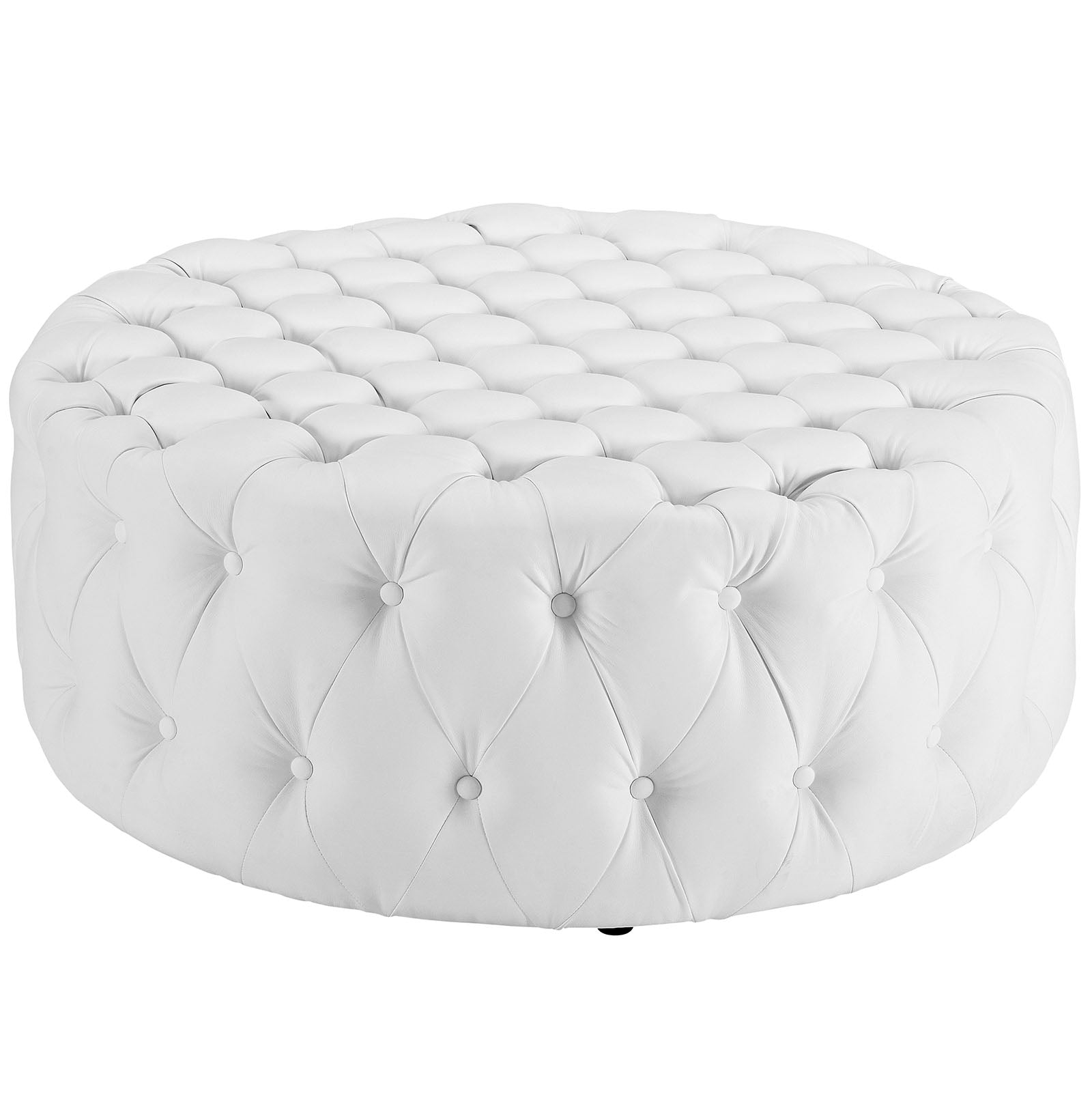 Amour Upholstered Vinyl Ottoman view 7