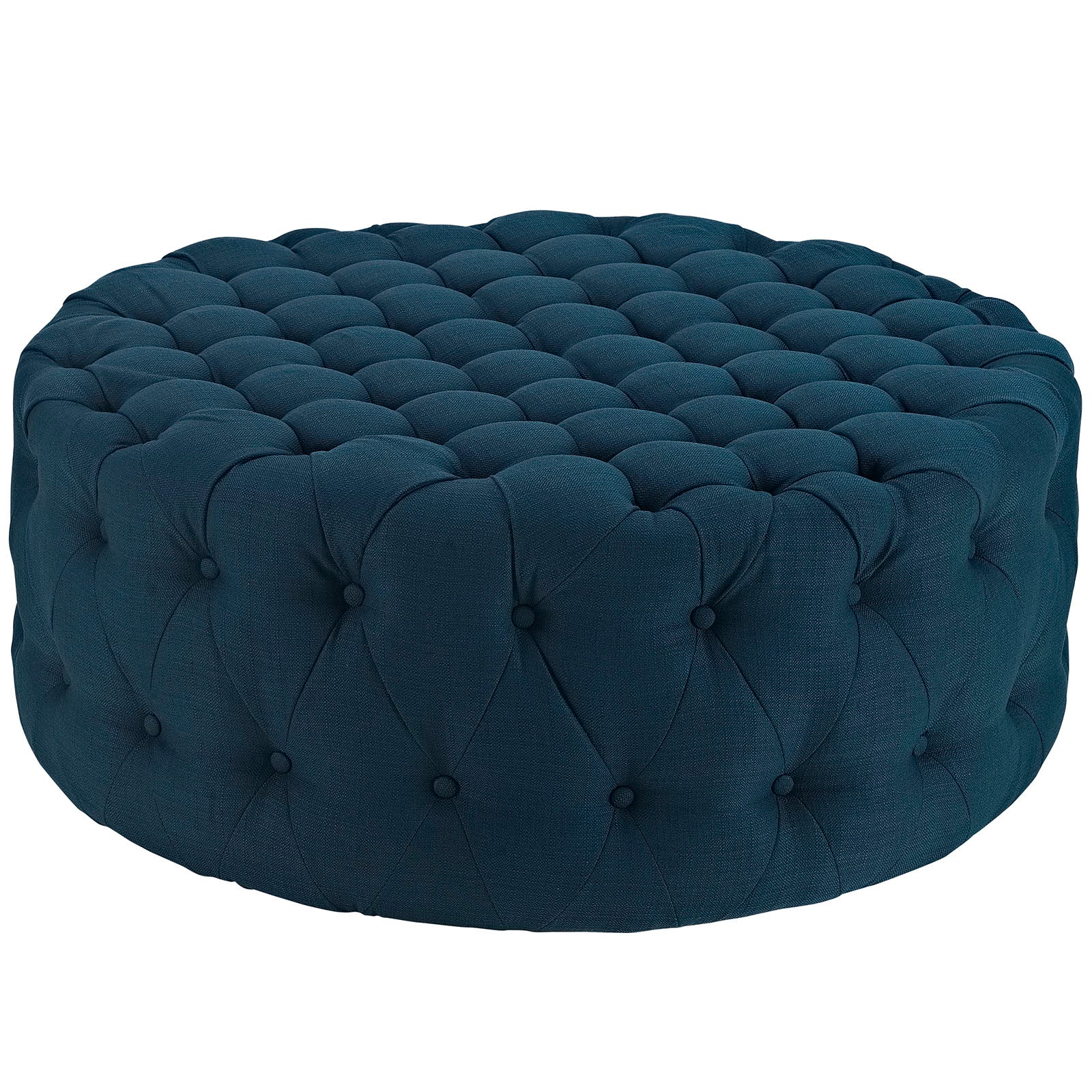 Amour Upholstered Fabric Ottoman view 1