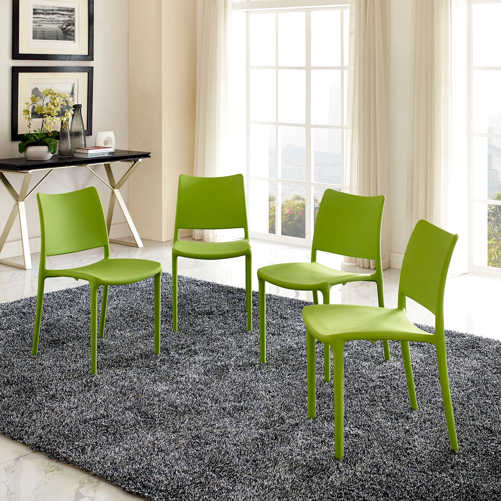 Hipster Dining Side Chair Set of 4 view 2