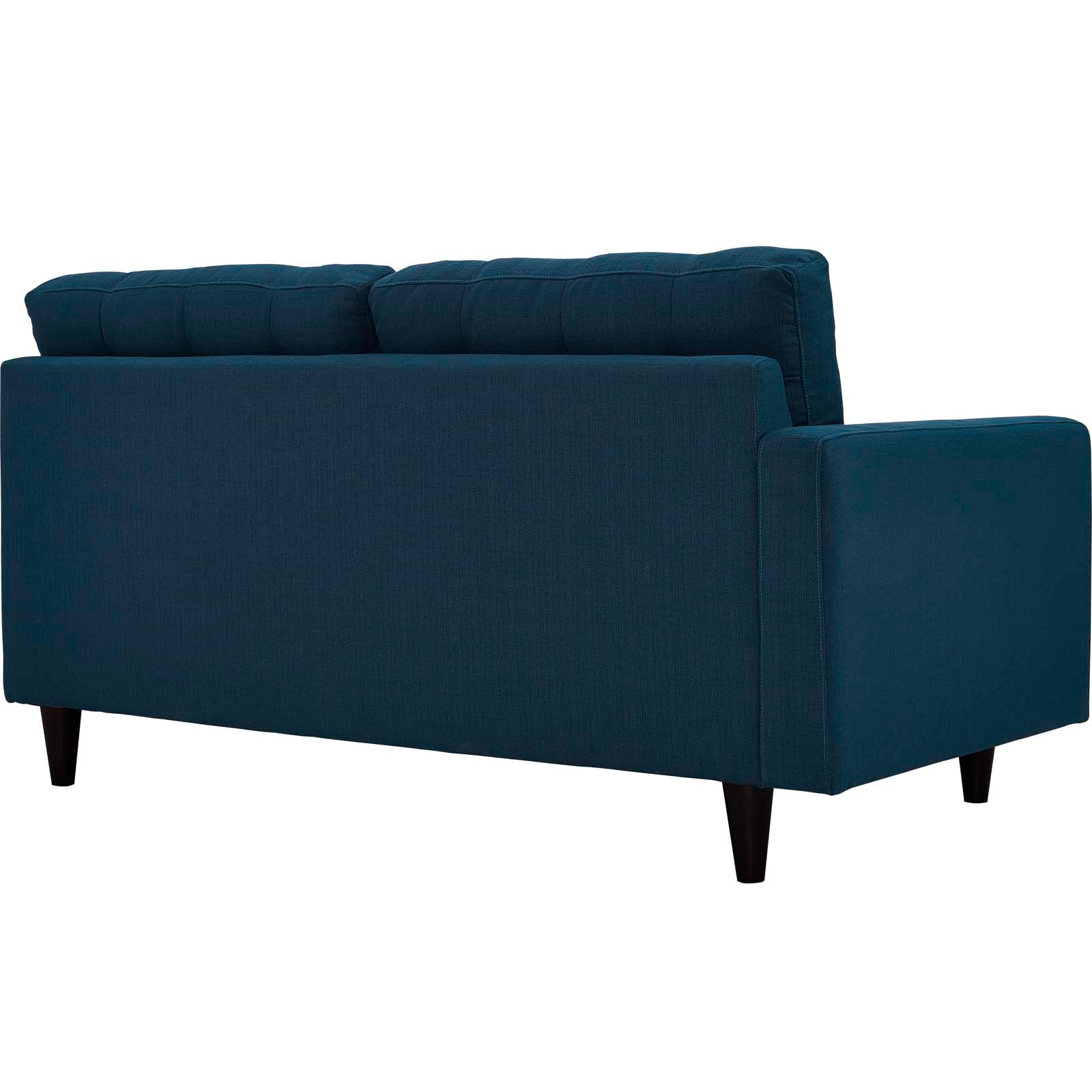 Empress Left-Facing Upholstered Fabric Loveseat view 3