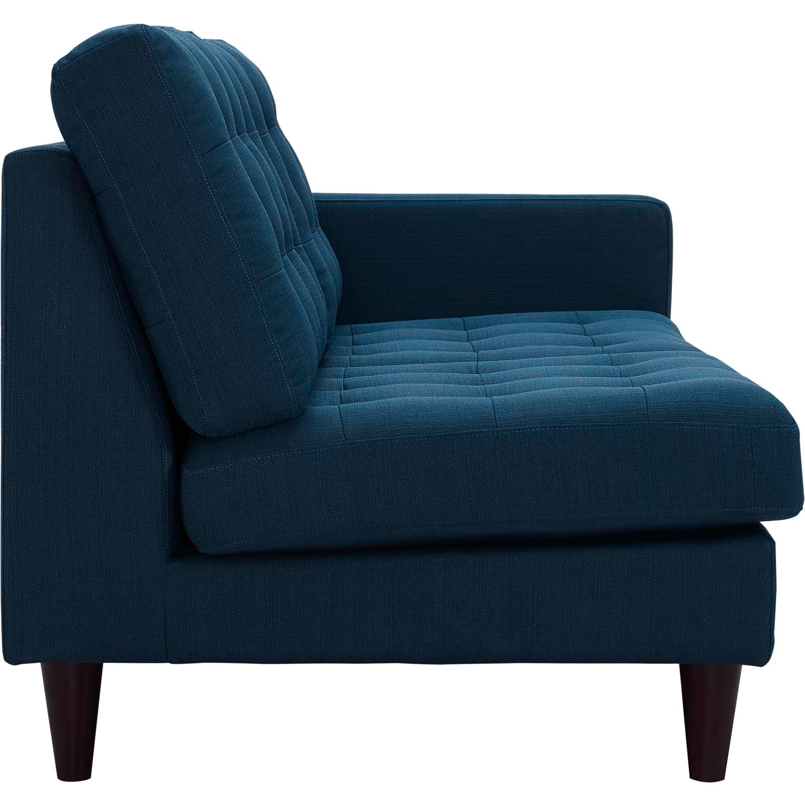Empress Right-Facing Upholstered Fabric Loveseat view 2