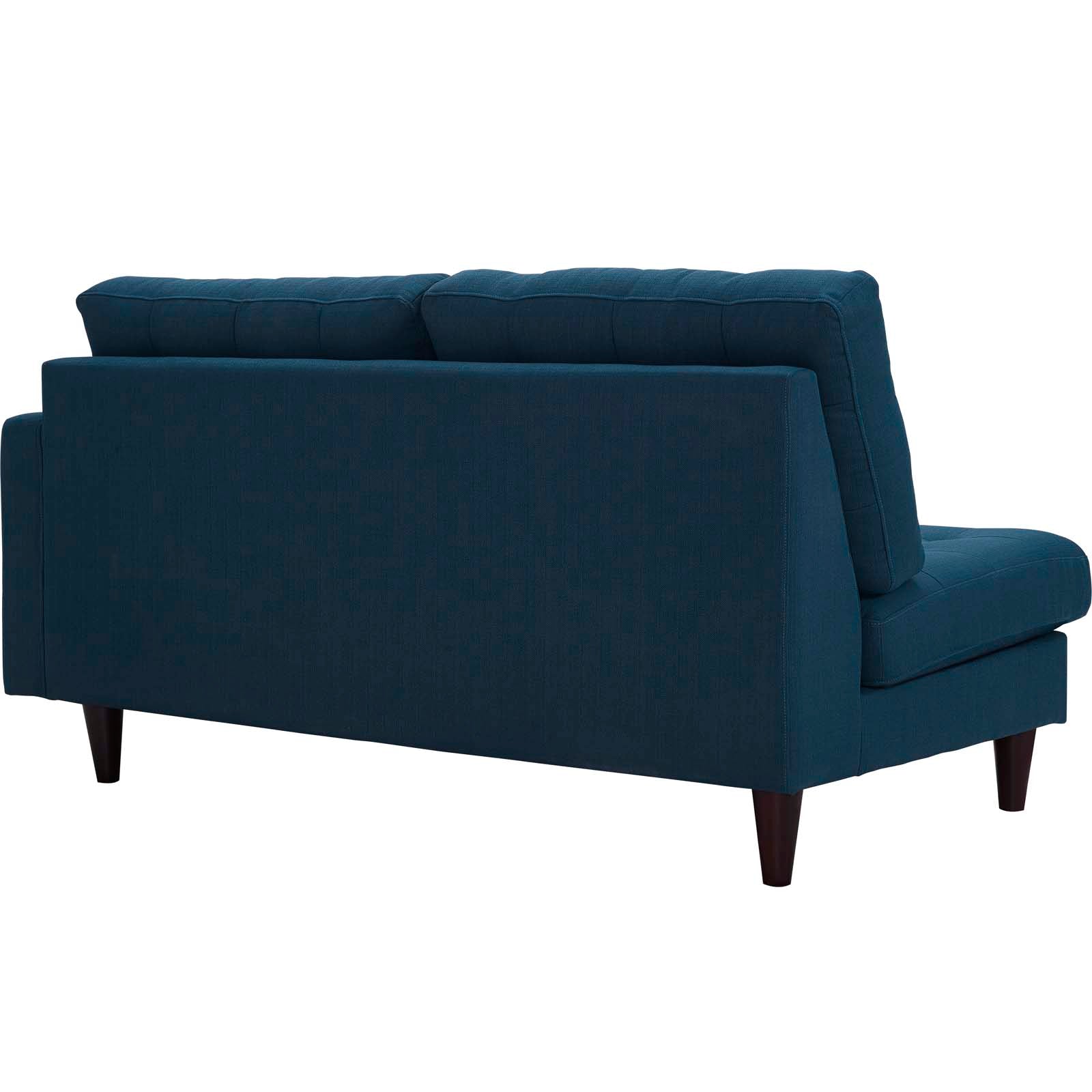 Empress Right-Facing Upholstered Fabric Loveseat view 3