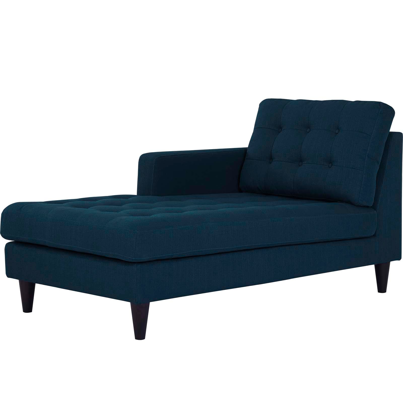 Empress Left-Arm Upholstered Fabric Chaise view 1