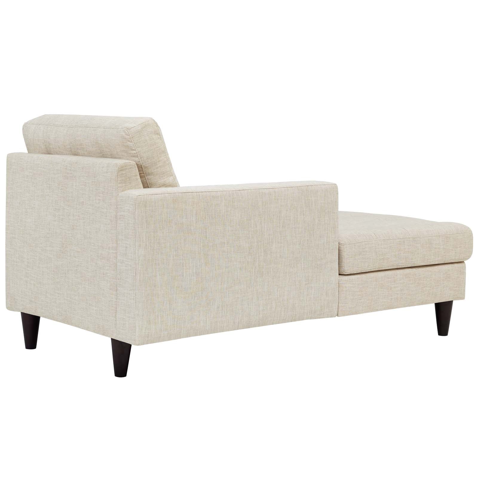 Empress Left-Arm Upholstered Fabric Chaise view 6