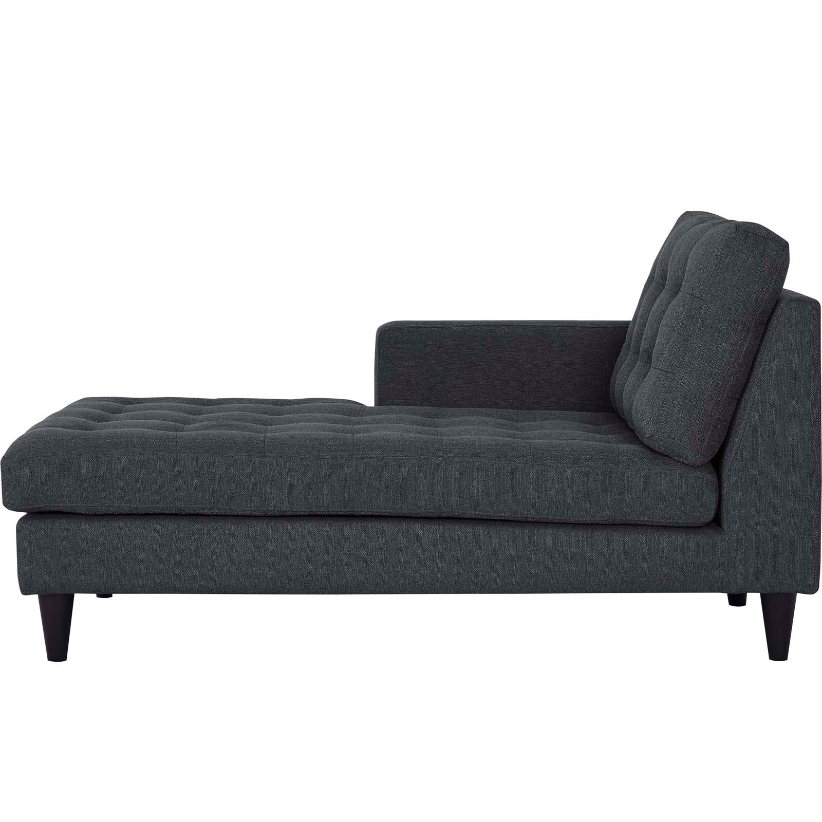 Empress Left-Arm Upholstered Fabric Chaise view 8