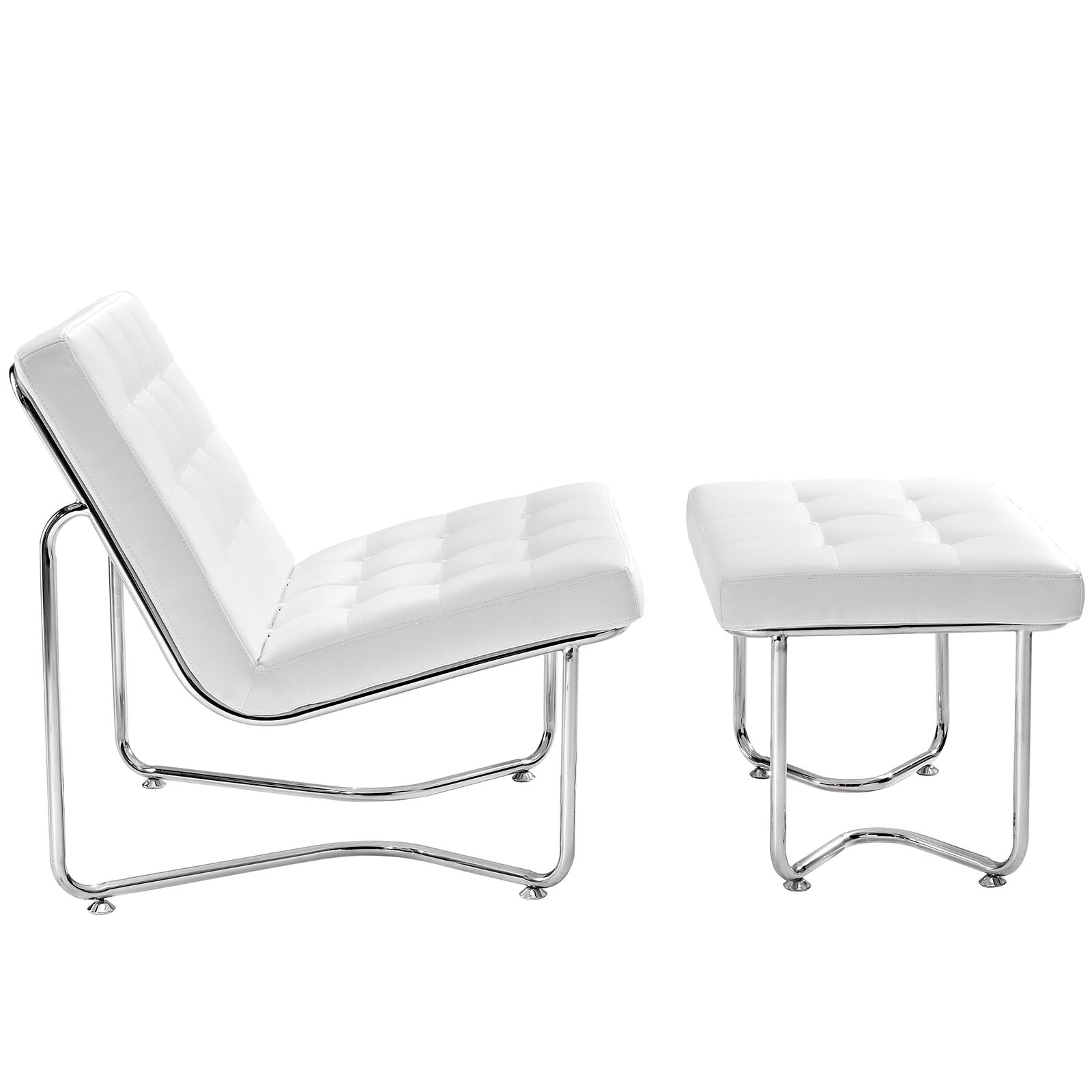 Gibraltar Upholstered Vinyl Lounge Chair view 3