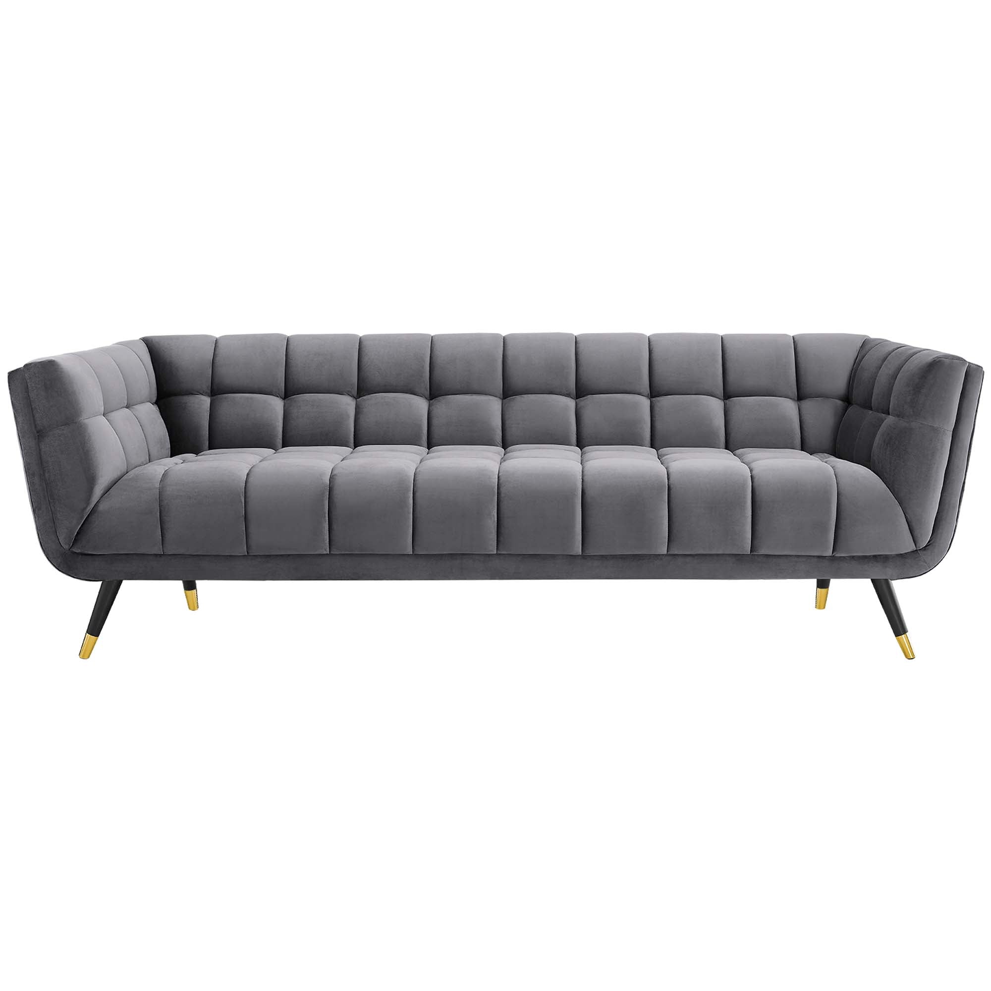 Adept Performance Velvet Sofa view 8