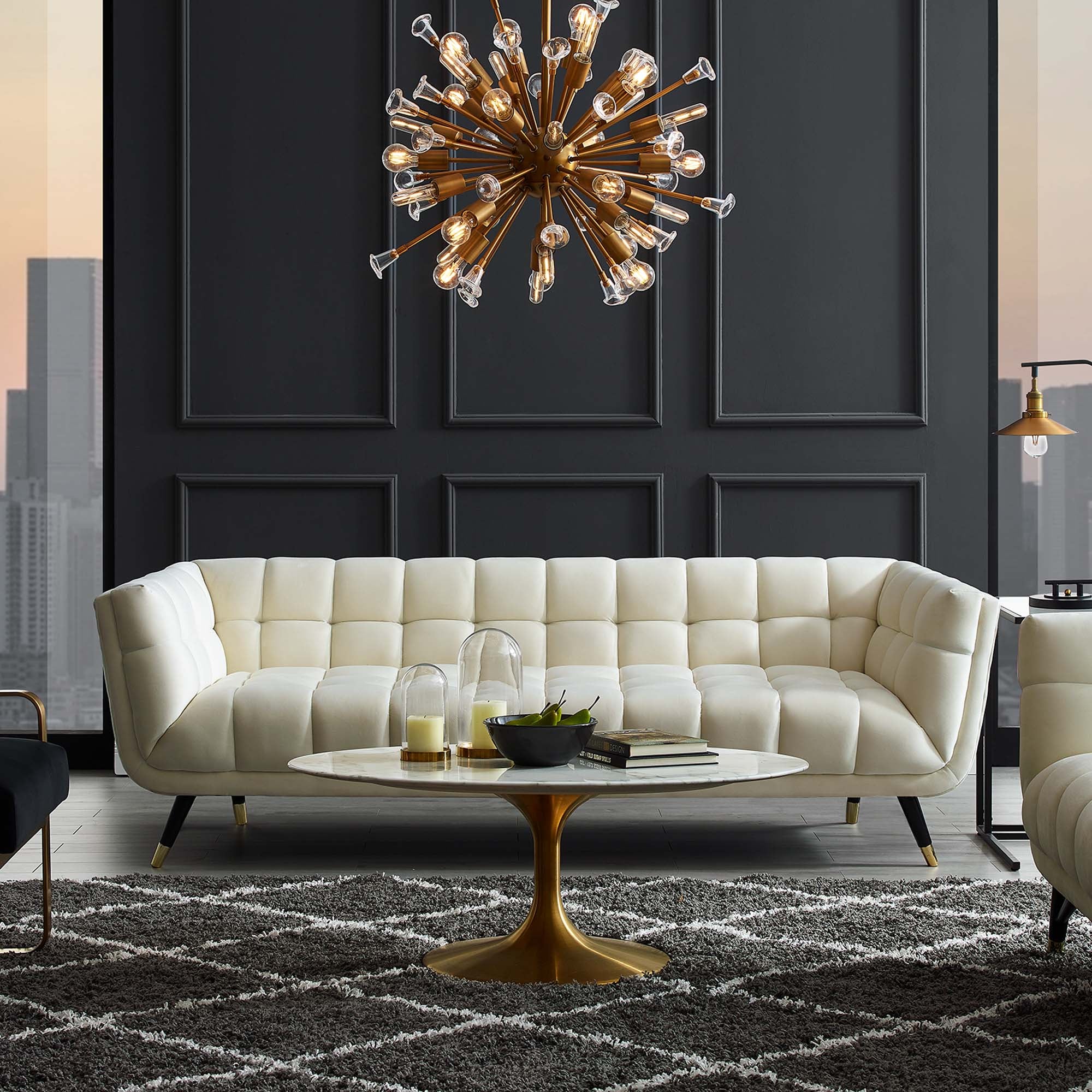 Adept Performance Velvet Sofa - Image 9
