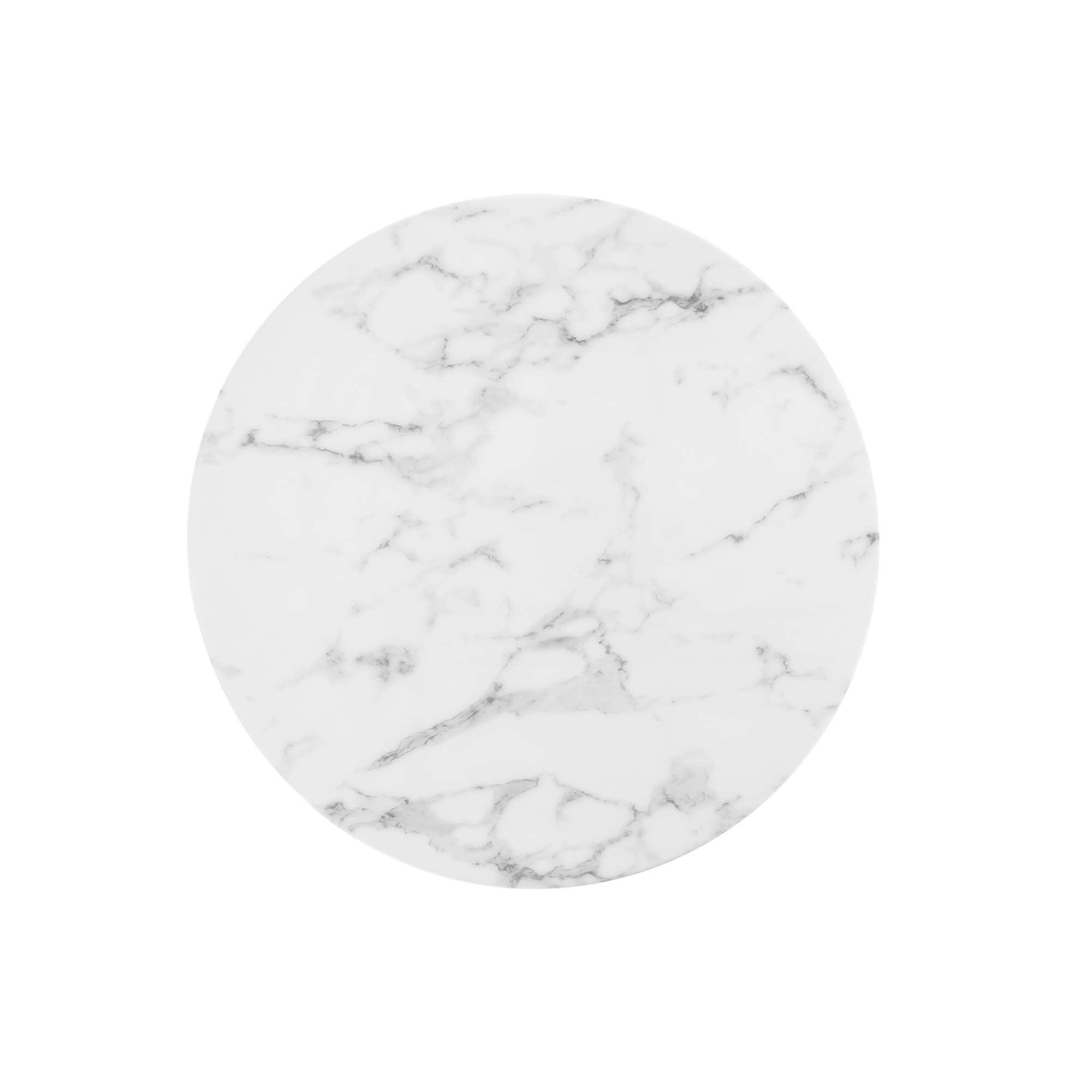 Lippa Round Artificial Marble Bar Table view 7