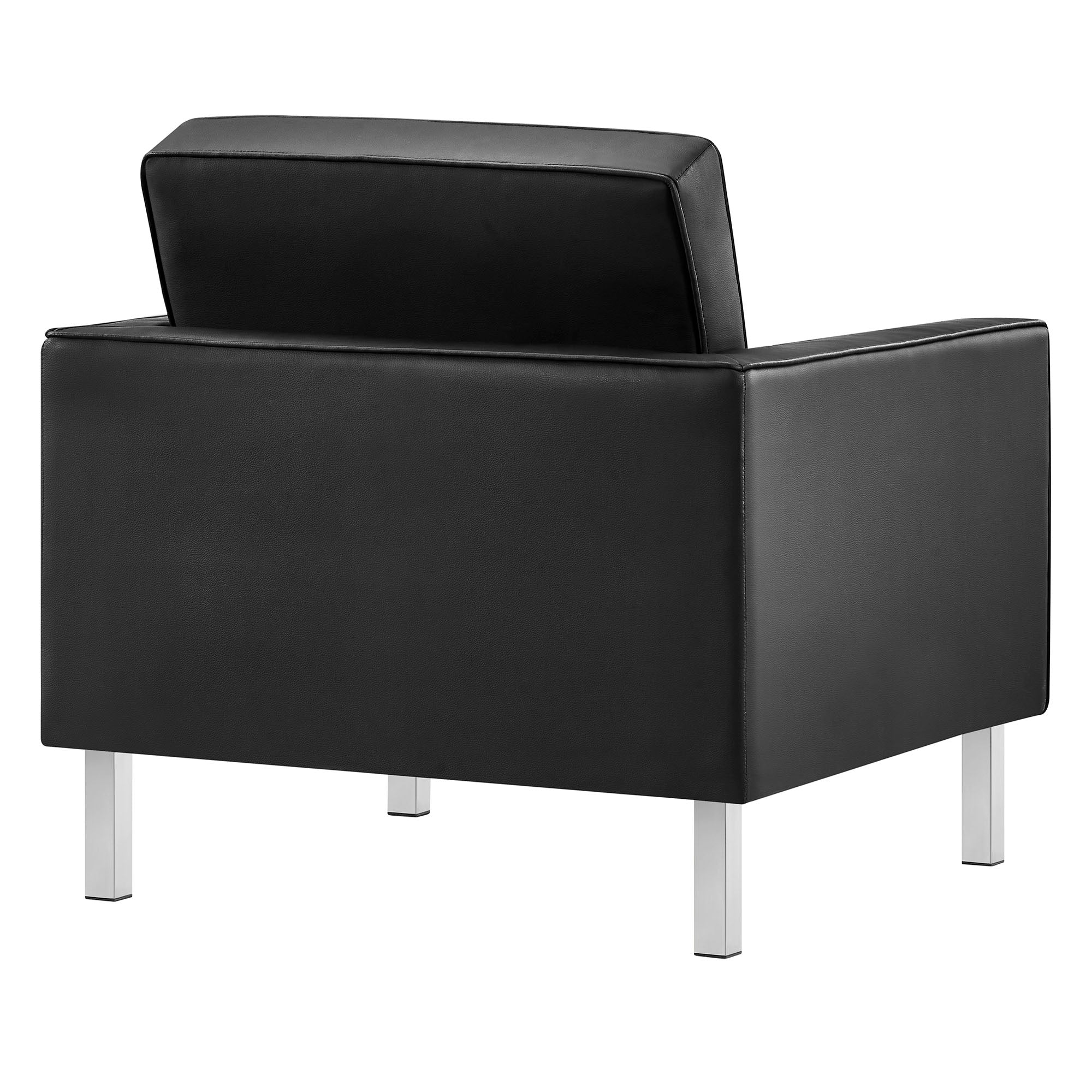 Loft Tufted Vegan Leather Armchair view 7