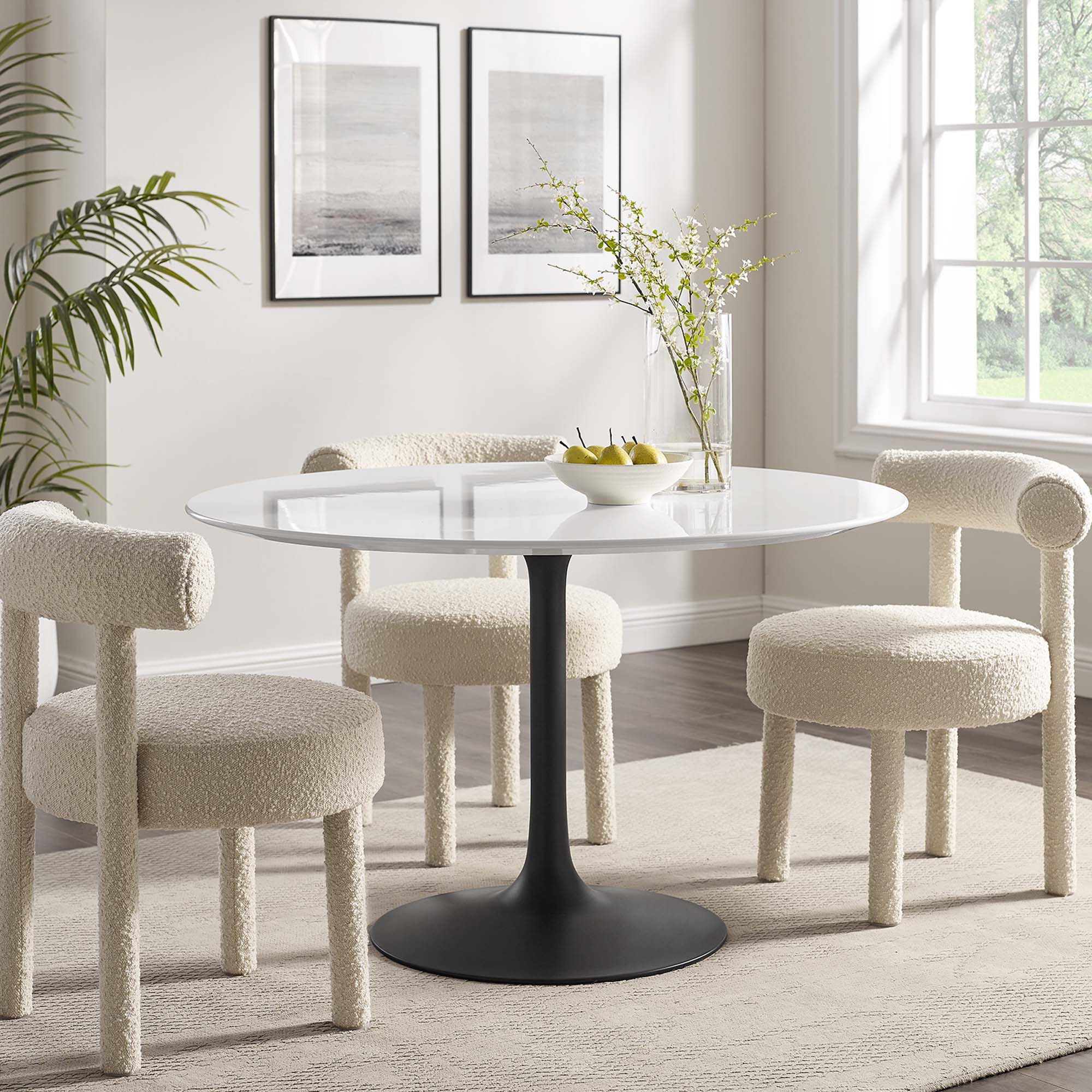 Lippa Round 48″ Dining Table view 8