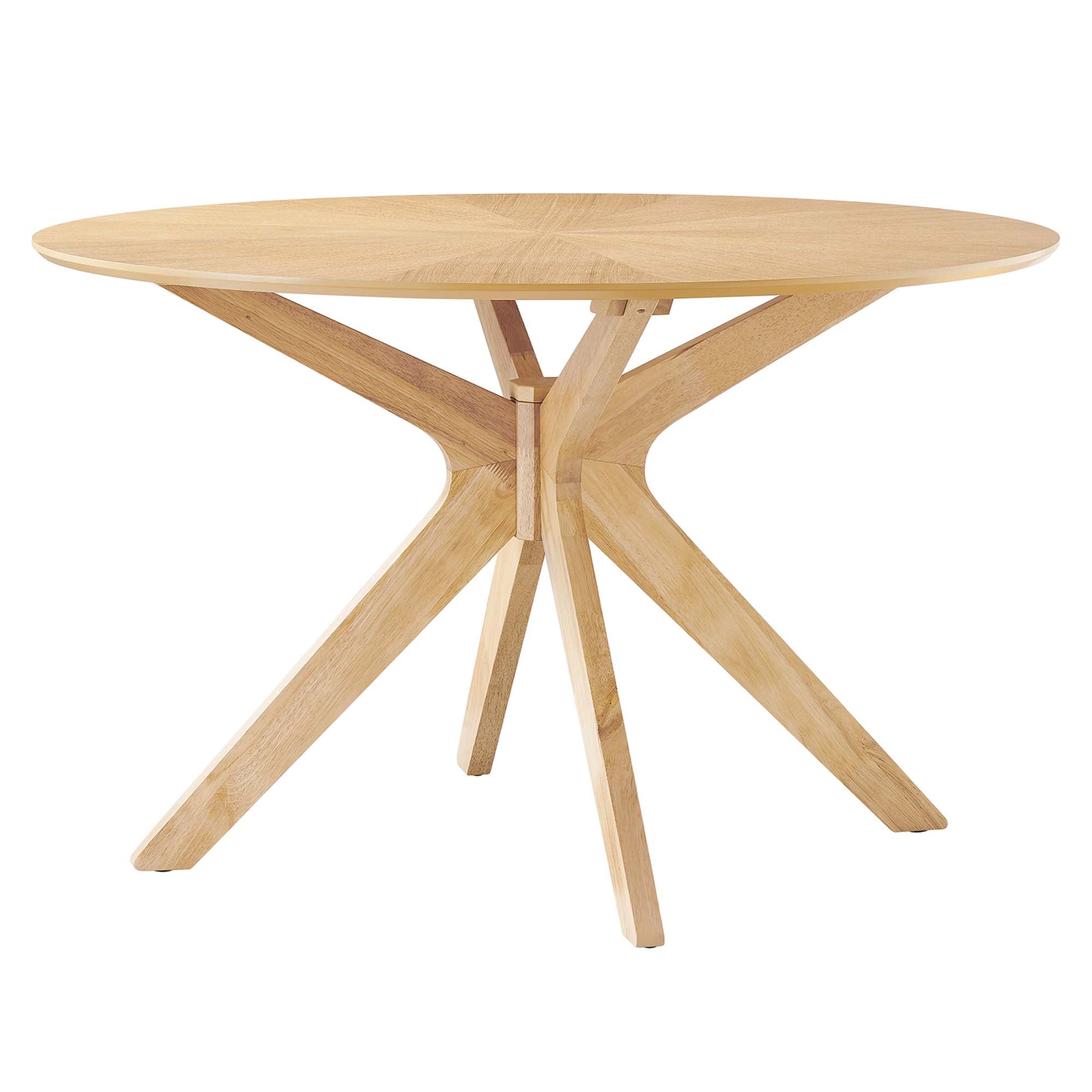 Crossroads 47″ Round Wood Dining Table view 1