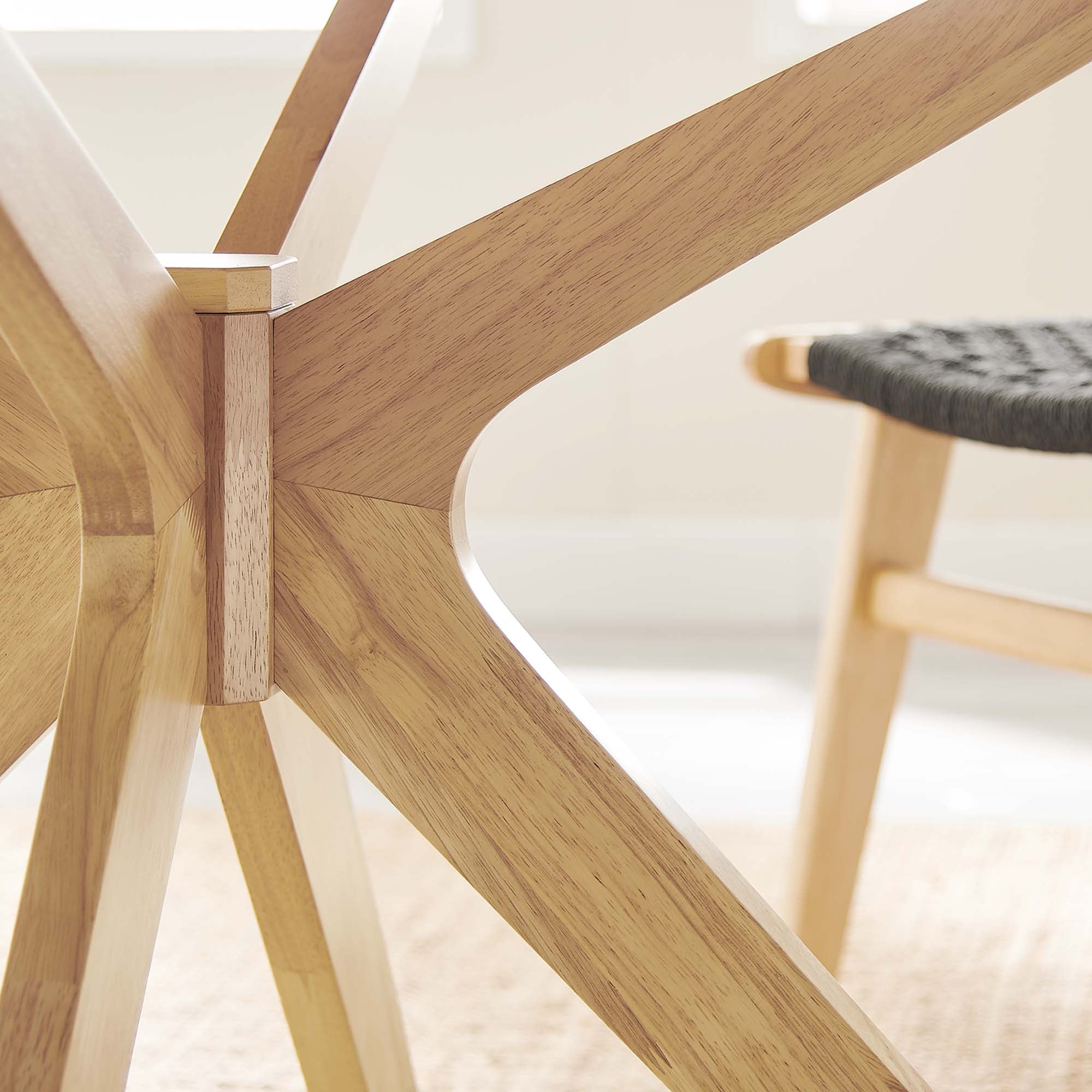 Crossroads 47″ Round Wood Dining Table view 5