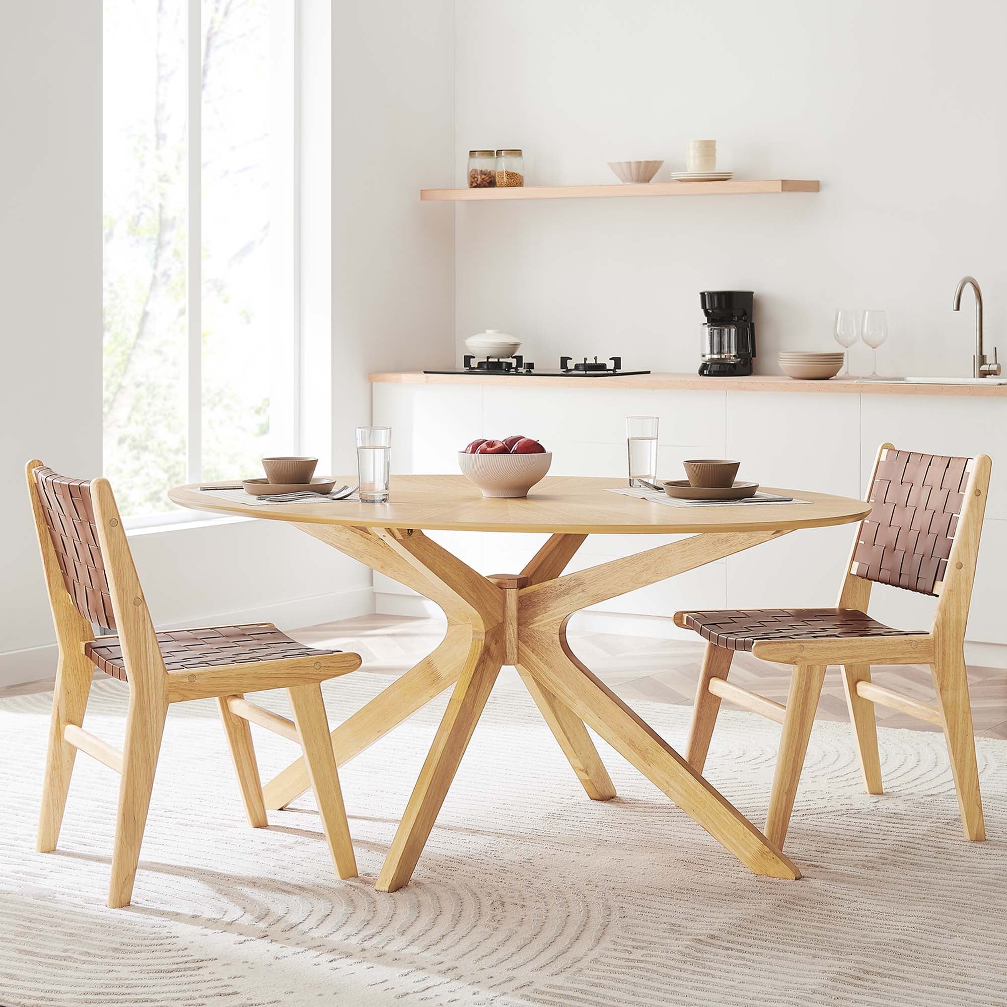Crossroads Wood Dining Table view 2