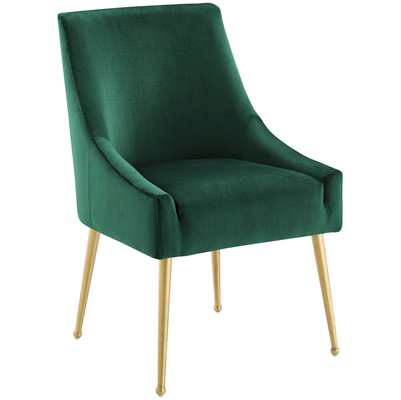 Discern Upholstered Performance Velvet Dining Chair Set of 2 view 7