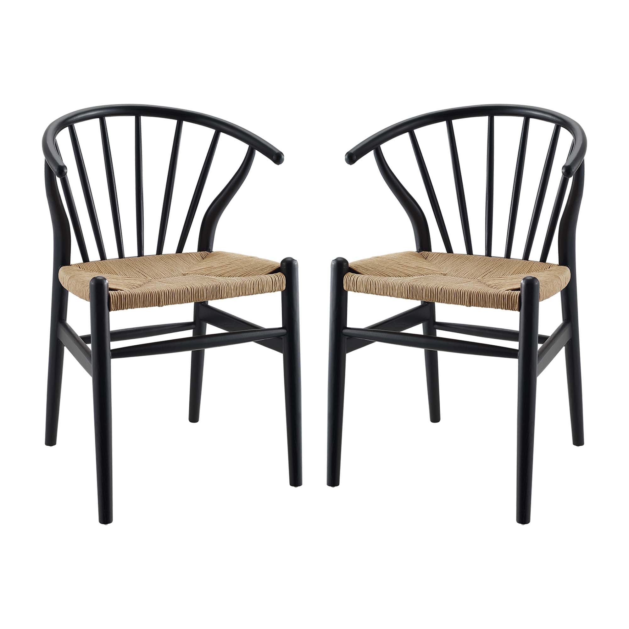 Flourish Spindle Wood Dining Side Chair Set of 2 view 1