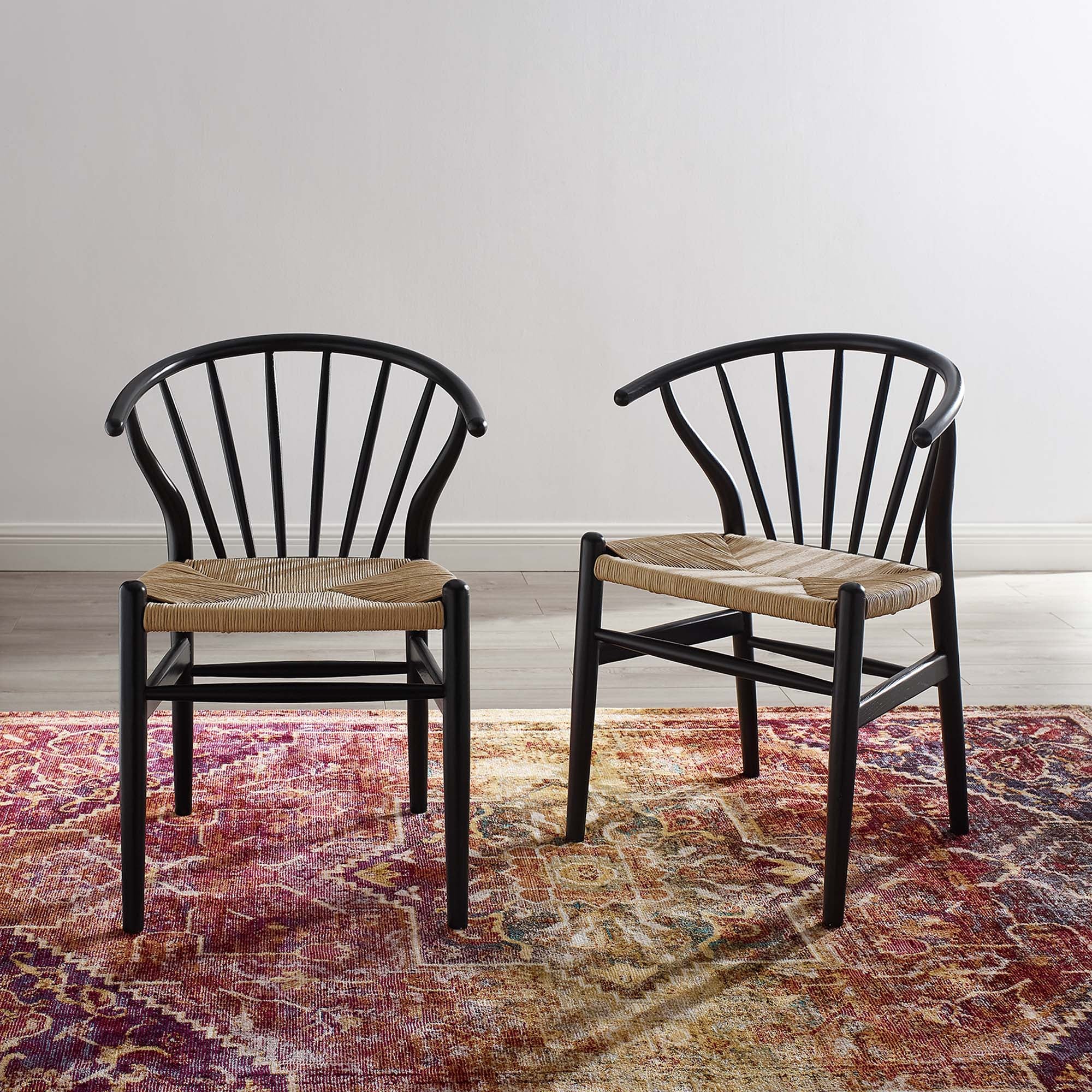 Flourish Spindle Wood Dining Side Chair Set of 2 view 2