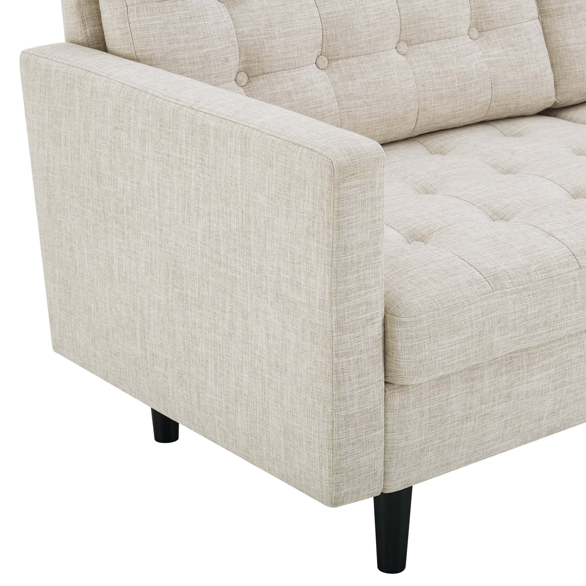 Exalt Tufted Fabric Sofa view 8