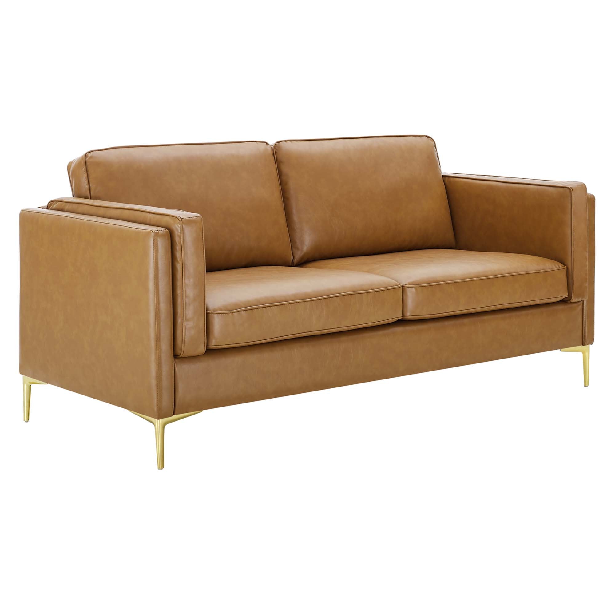 Kaiya Vegan Leather Sofa view 1