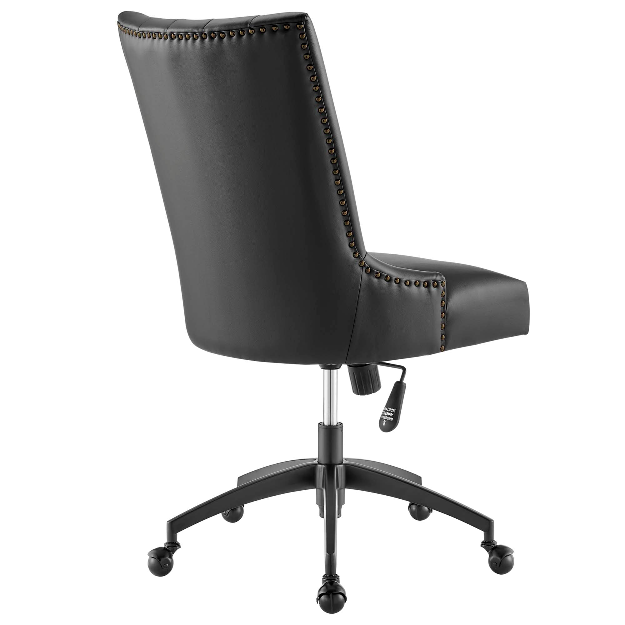 Empower Channel Tufted Vegan Leather Office Chair - Image 6