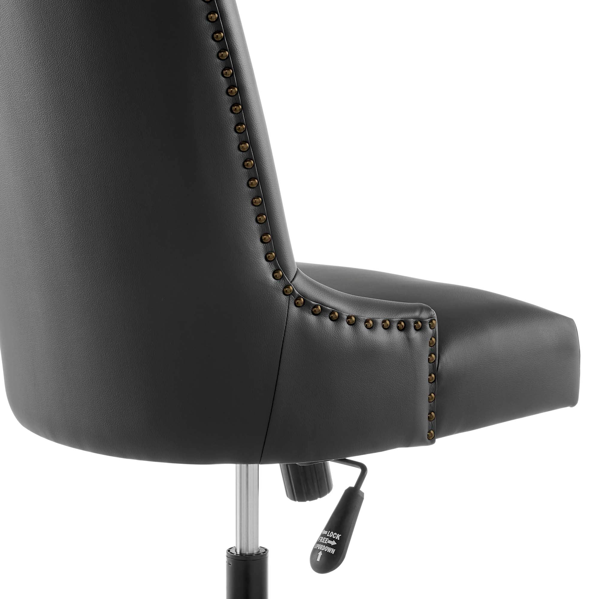 Empower Channel Tufted Vegan Leather Office Chair - Image 9