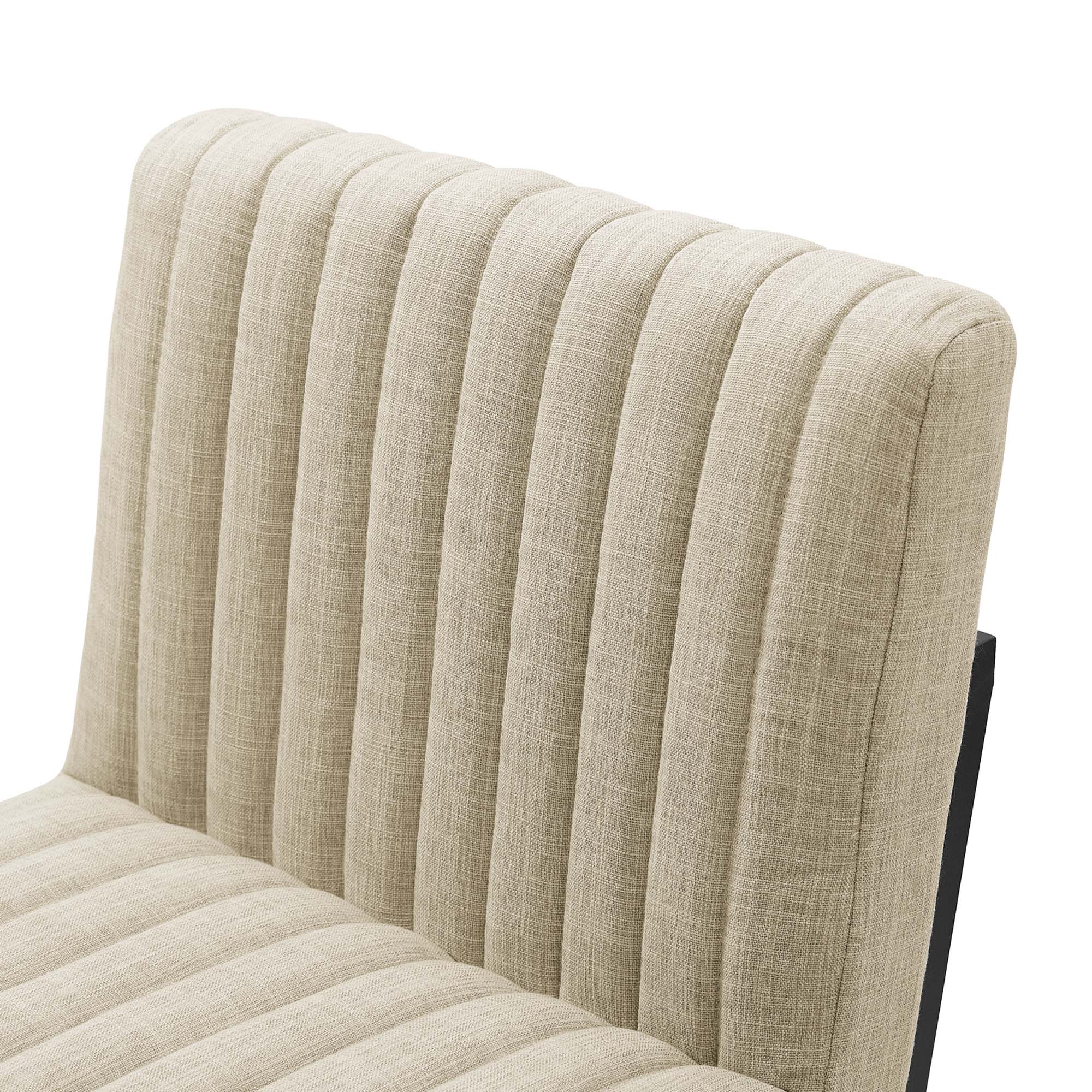 Indulge Channel Tufted Fabric Counter Stool - Image 8