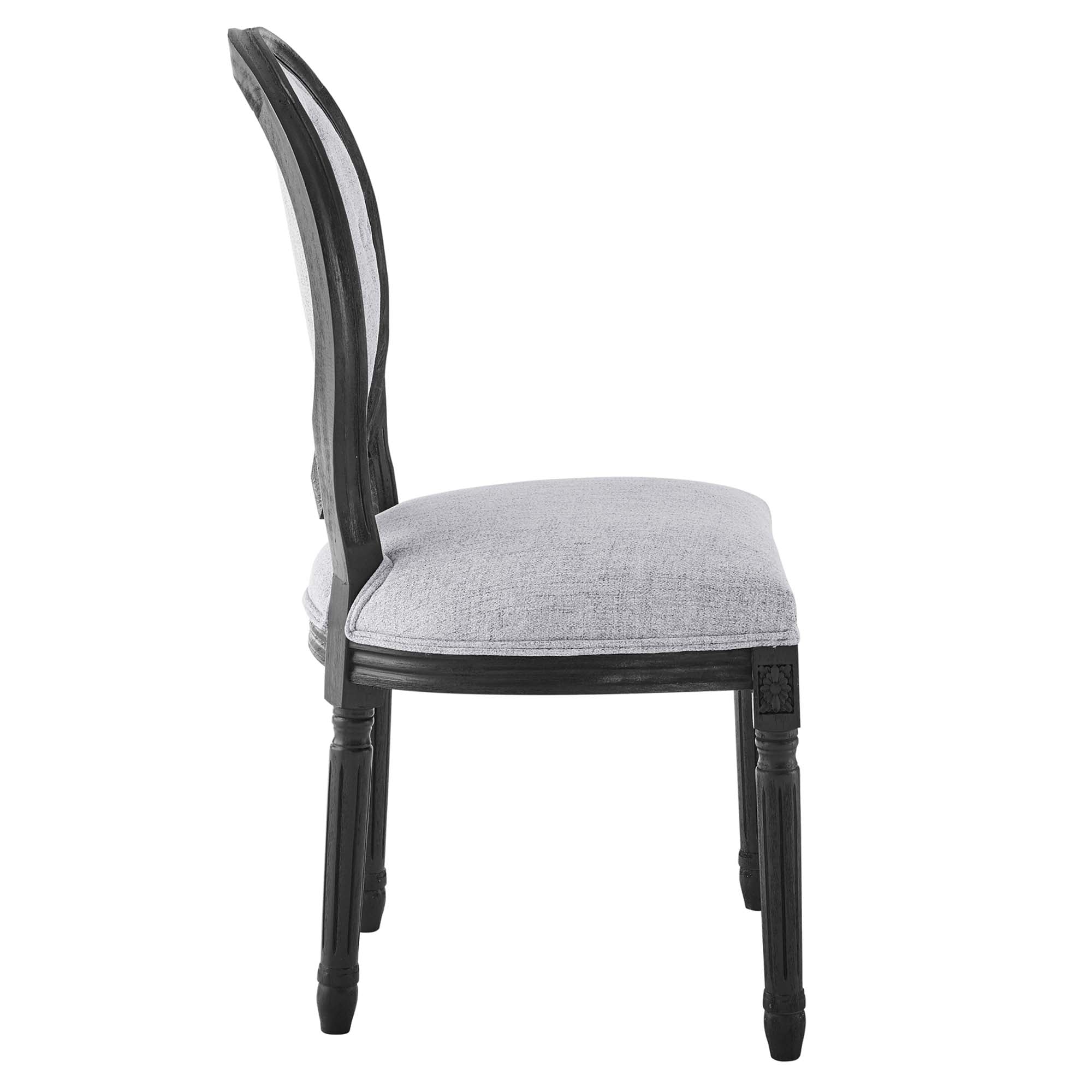 Arise Vintage French Upholstered Fabric Dining Side Chair view 5