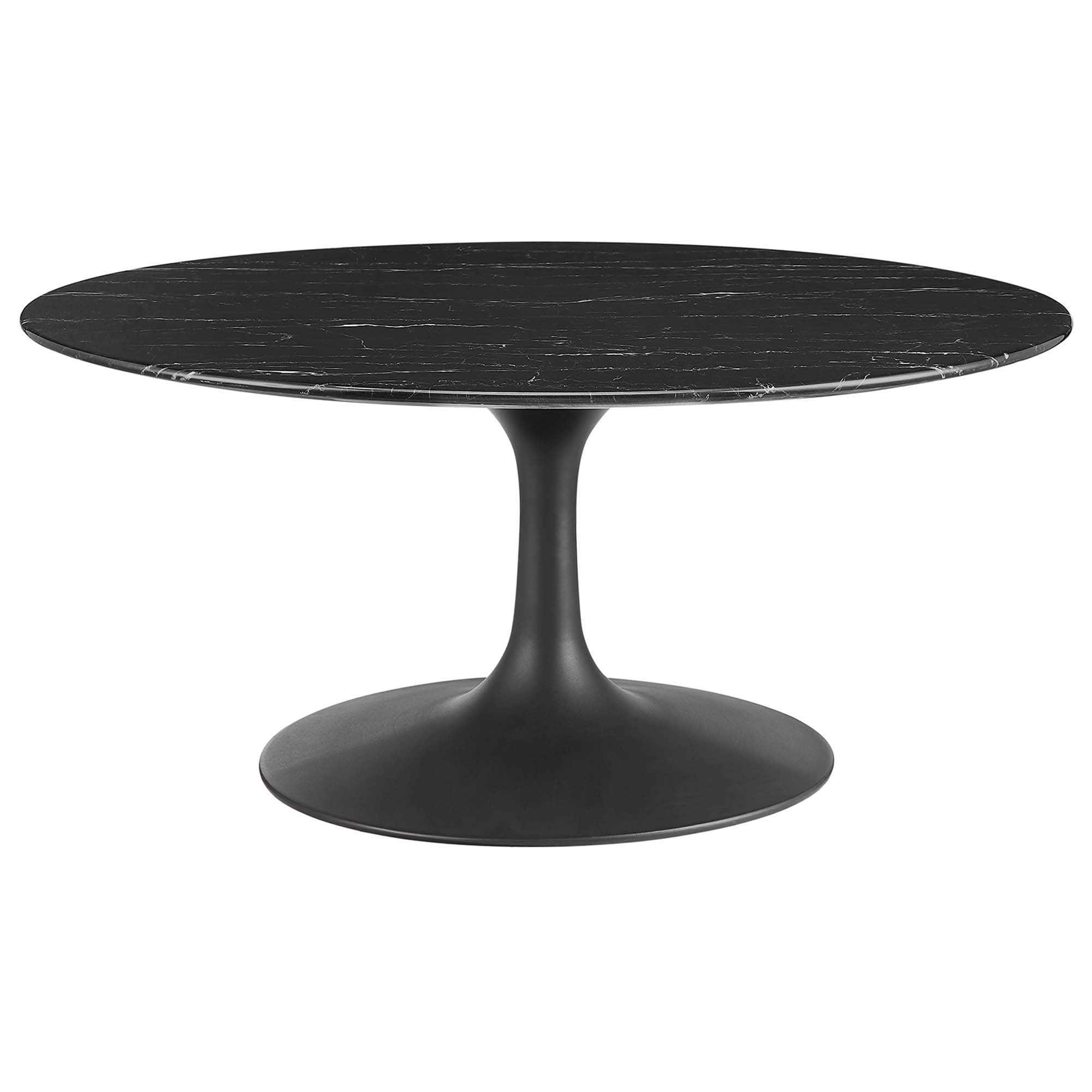 Lippa Round Artificial Marble Coffee Table - Image 9