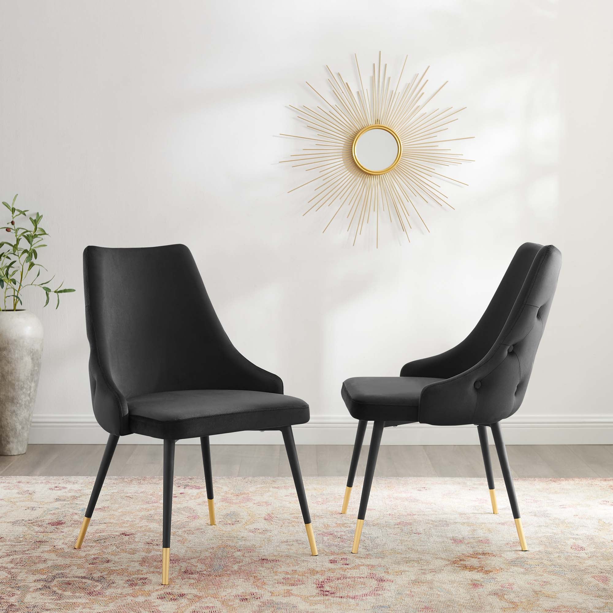 Adorn Dining Side Chair Performance Velvet Set of 2 view 2