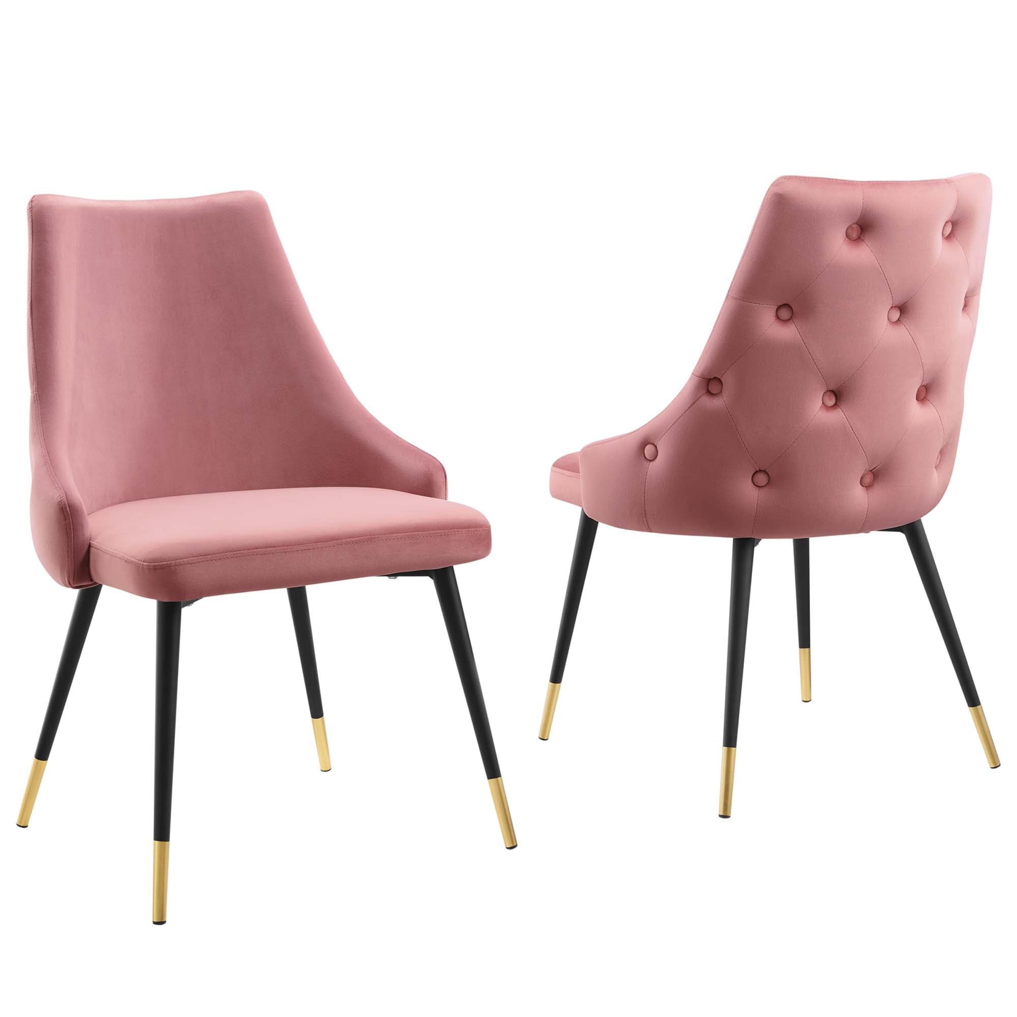Adorn Dining Side Chair Performance Velvet Set of 2 - Image 9