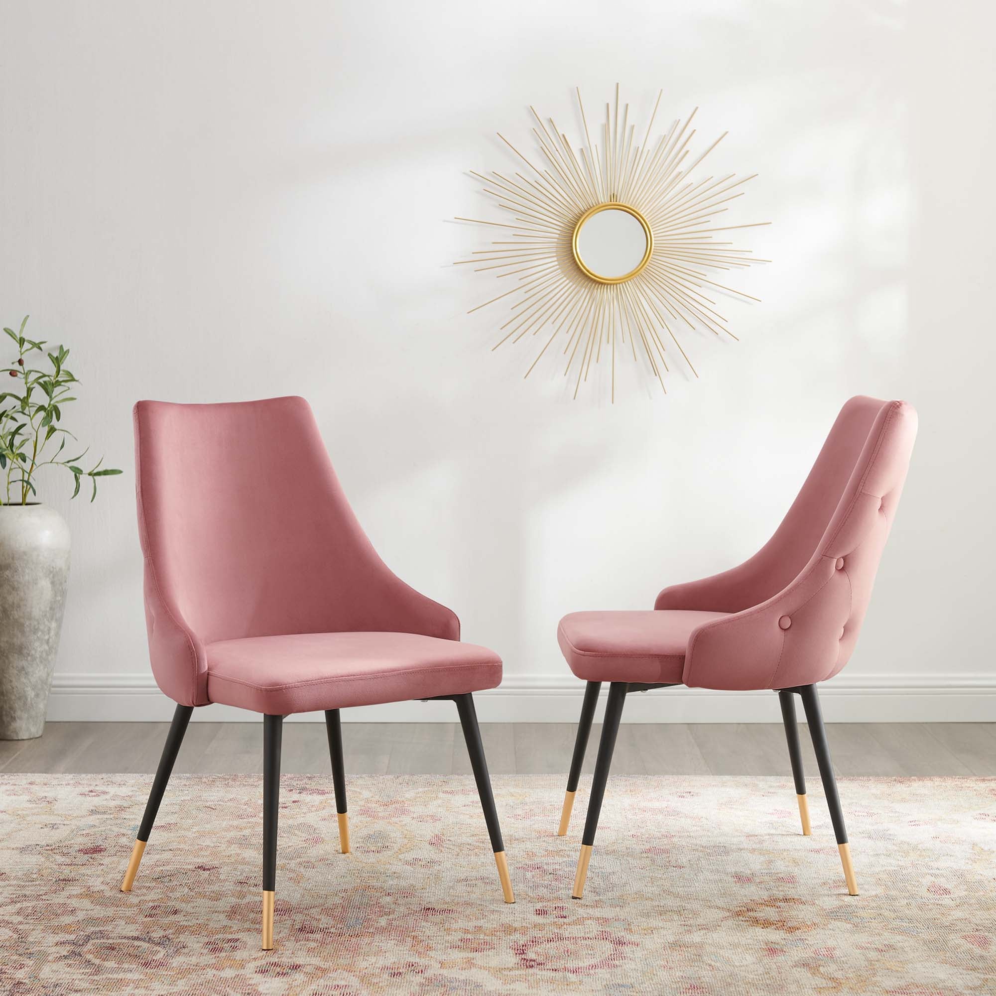Adorn Dining Side Chair Performance Velvet Set of 2 view 8